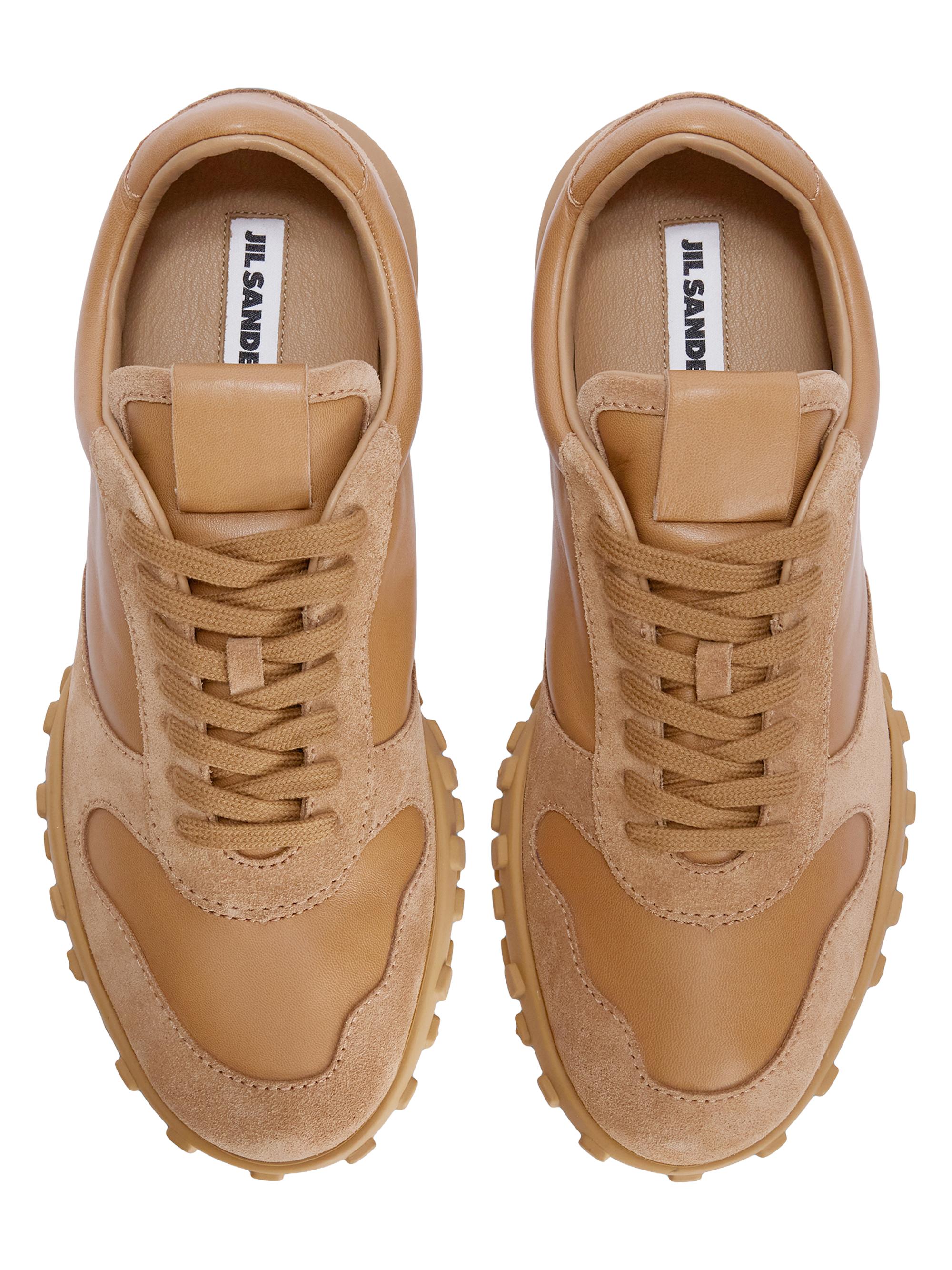 Jil Sander Moon Low-Top Leather Sneakers | Saks Fifth Avenue