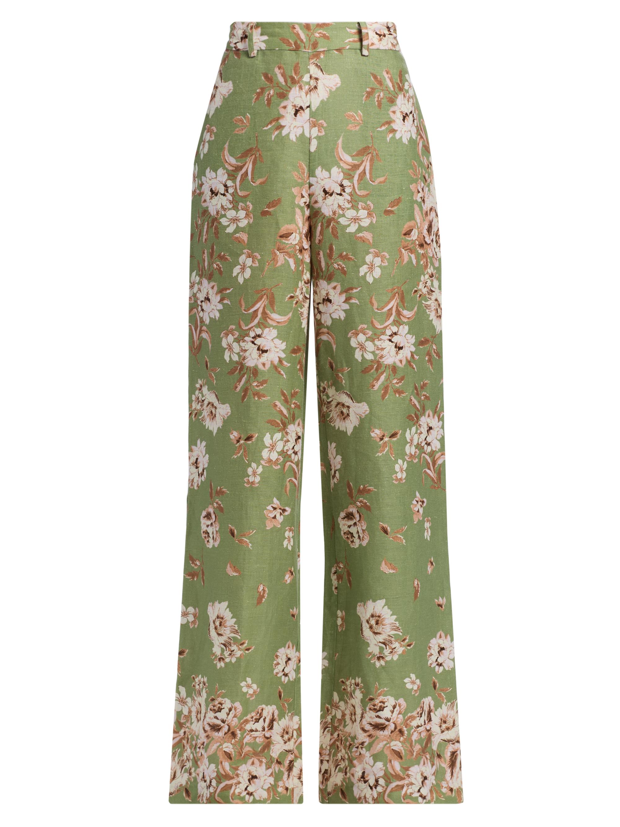 Cara Cara Women's Mayflower Linen Wide-Leg Pants - Farfella Sage