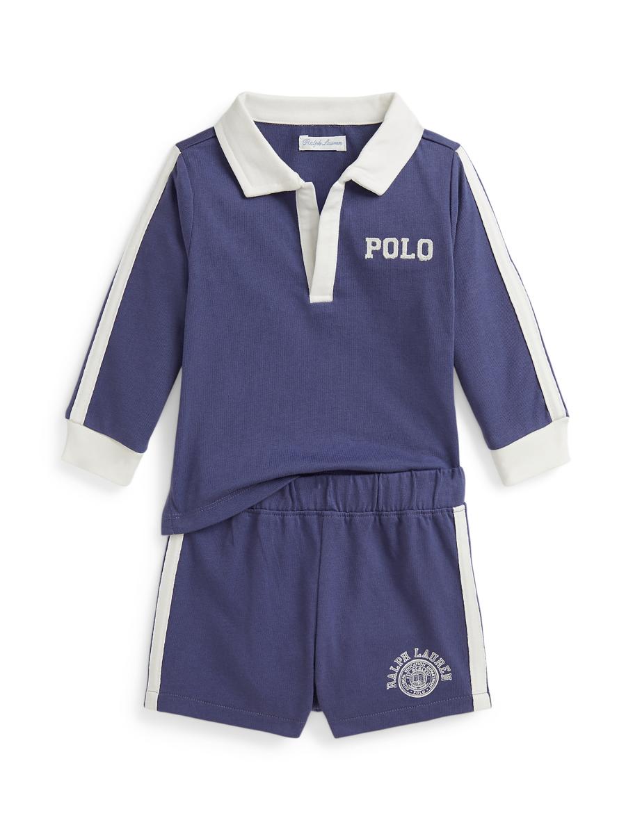 Polo Ralph Lauren Baby Boy's Logo Polo Shirt & Shorts Set | Saks