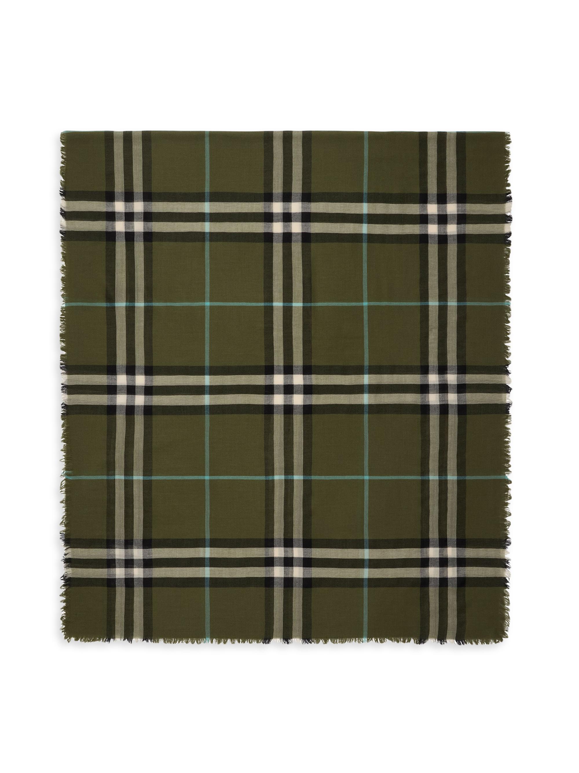 Burberry Giant Check Wool Scarf | Saks Fifth Avenue
