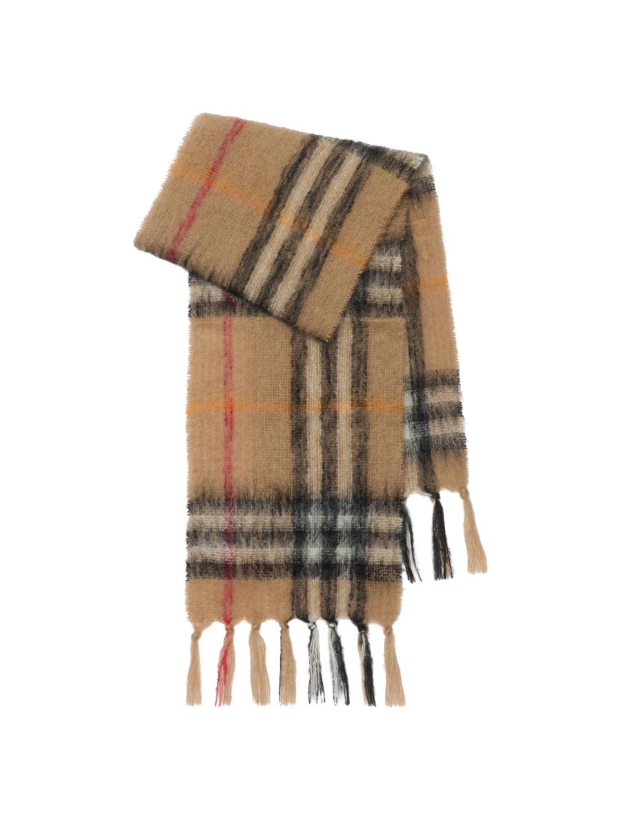 Burberry Check Mohair-Blend Scarf | Saks Fifth Avenue