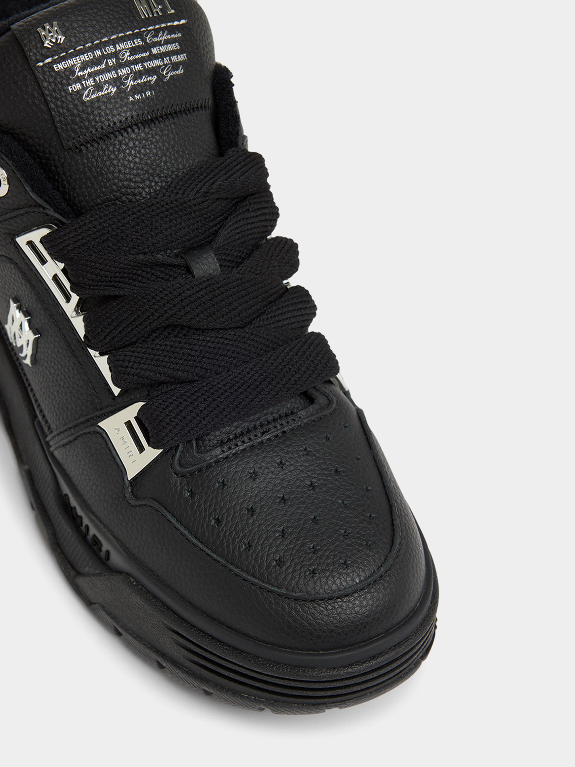 Amiri Metallic MA-1 Leather Low-Top Sneakers | Saks Fifth Avenue
