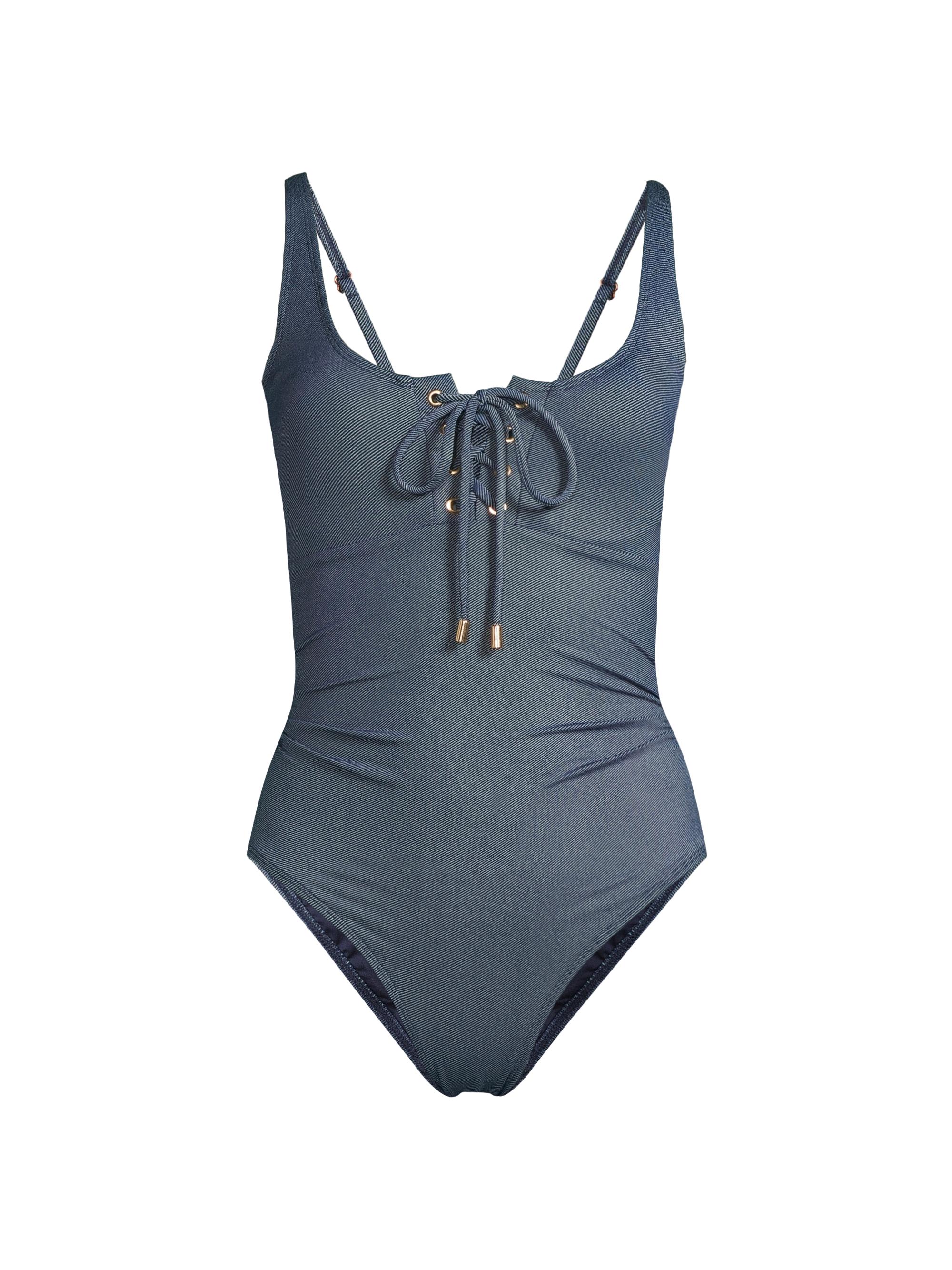 Change of Scenery Women's Taylor Indigo Twill One-Piece Swimsuit - Indigo Twill