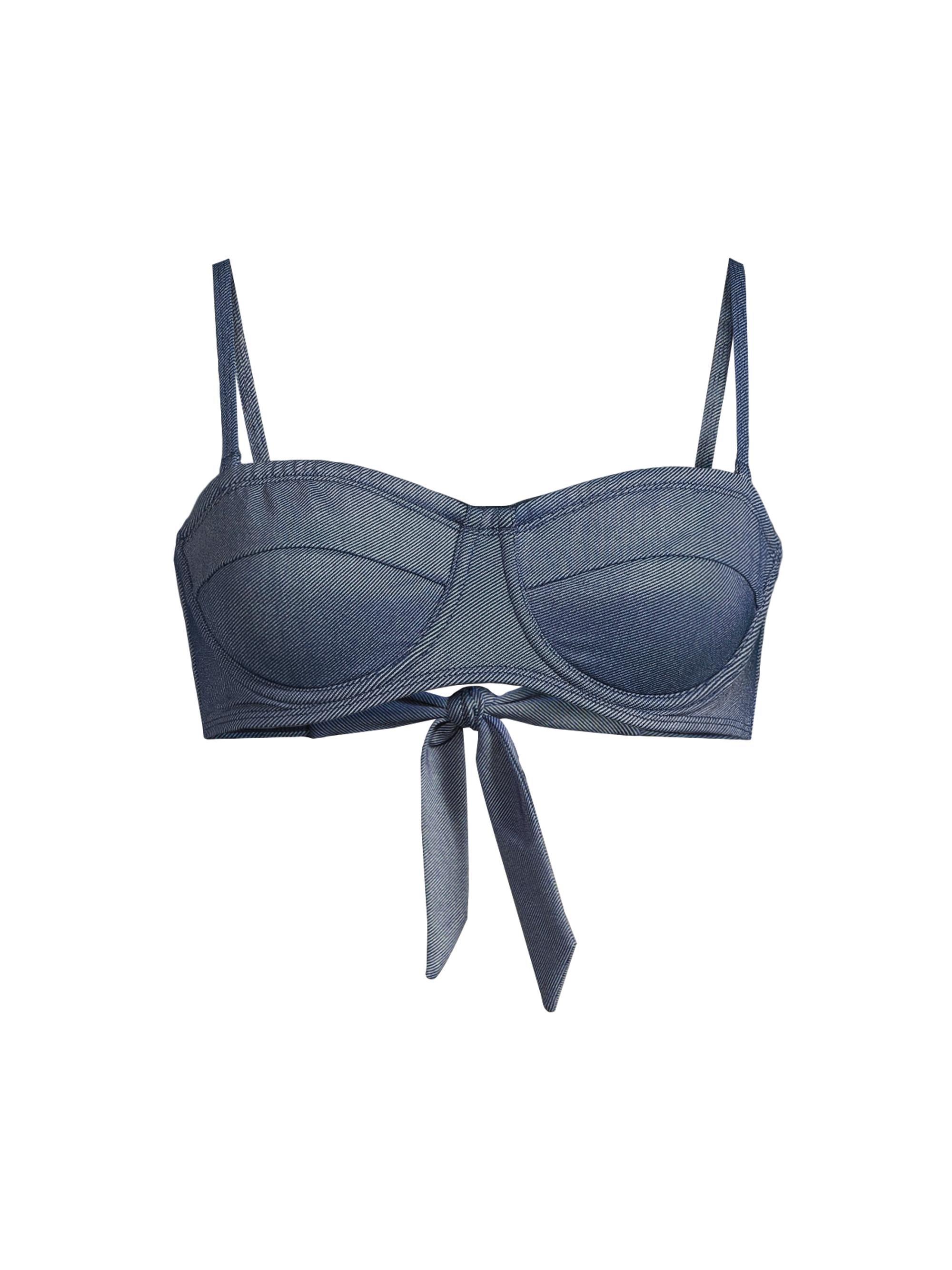 Change of Scenery Women's Nellie Indigo Twill Bikini Top - Indigo Twill