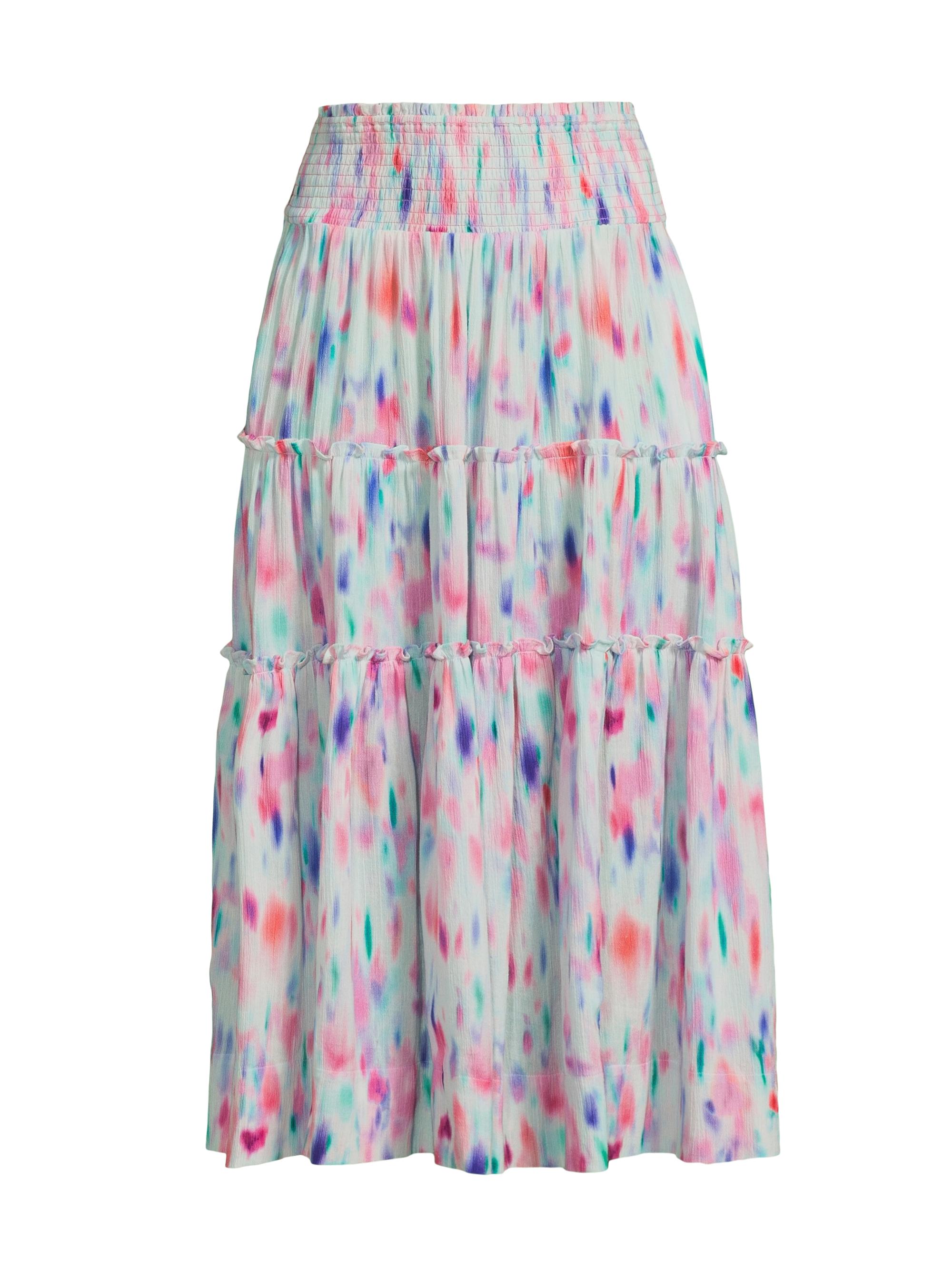 Change of Scenery Women's Charlie Hazy Ikat Skirt - Hazy Ikat Seafoam