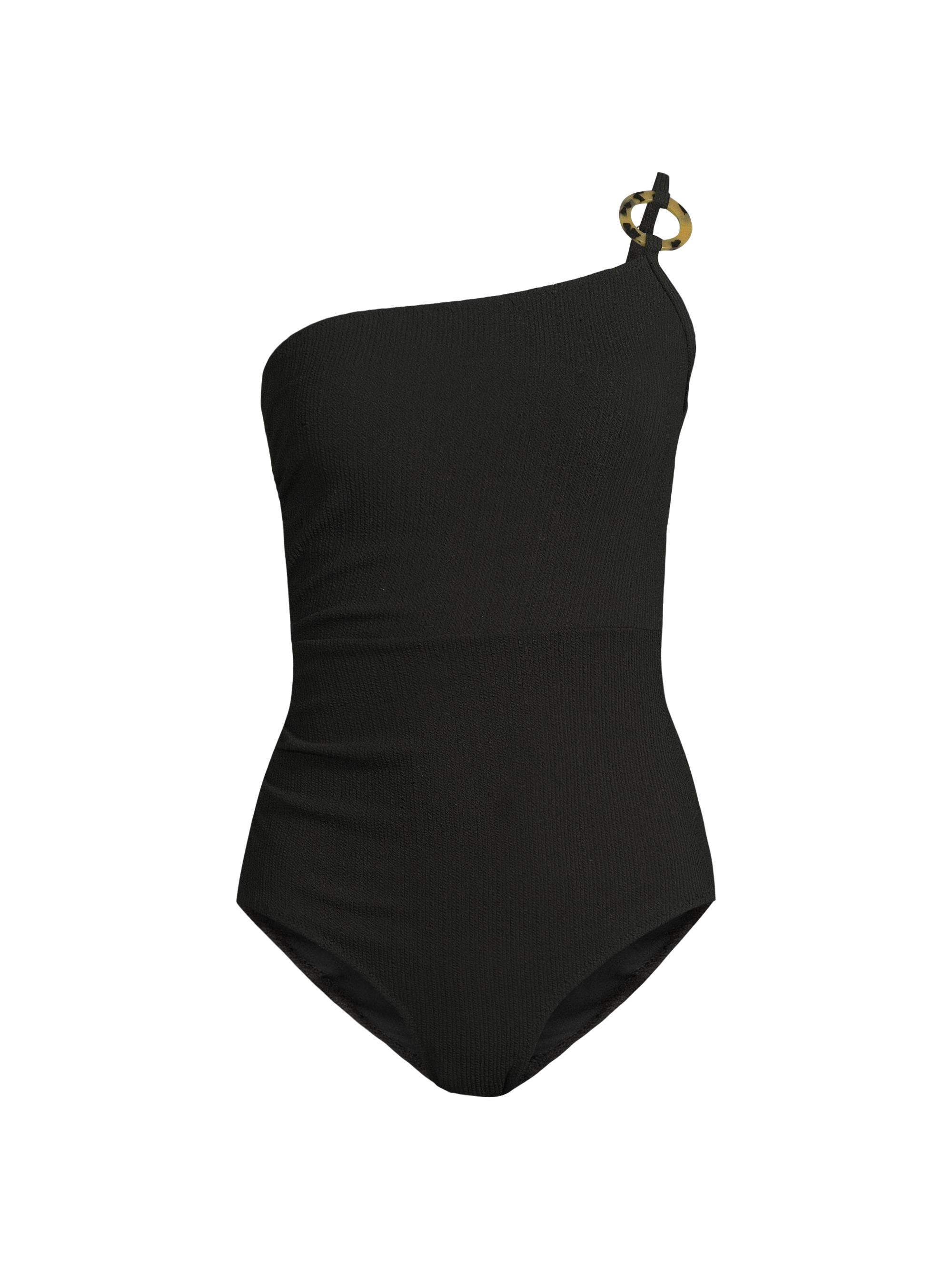 Change of Scenery Women's Kara Textured One-Piece Swimsuit - Black Texture
