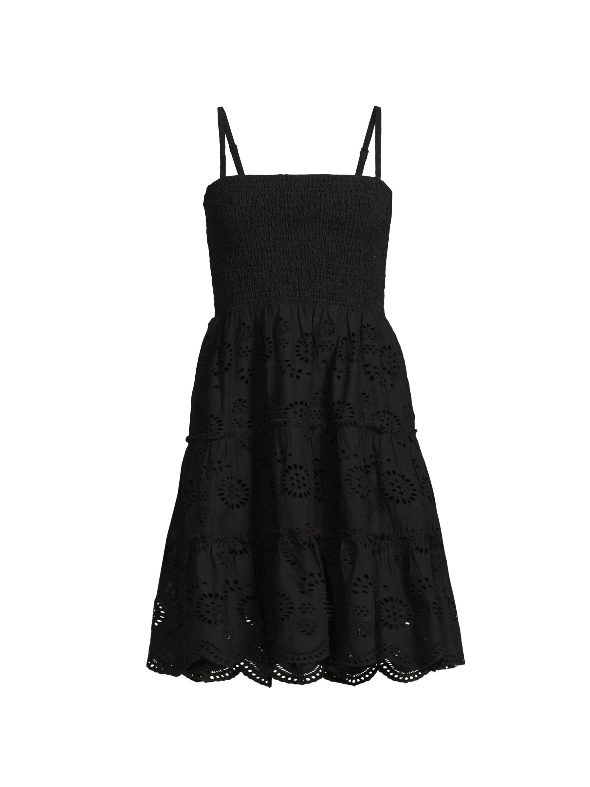 Change of Scenery Women's Hannah Eyelet Minidress - Black