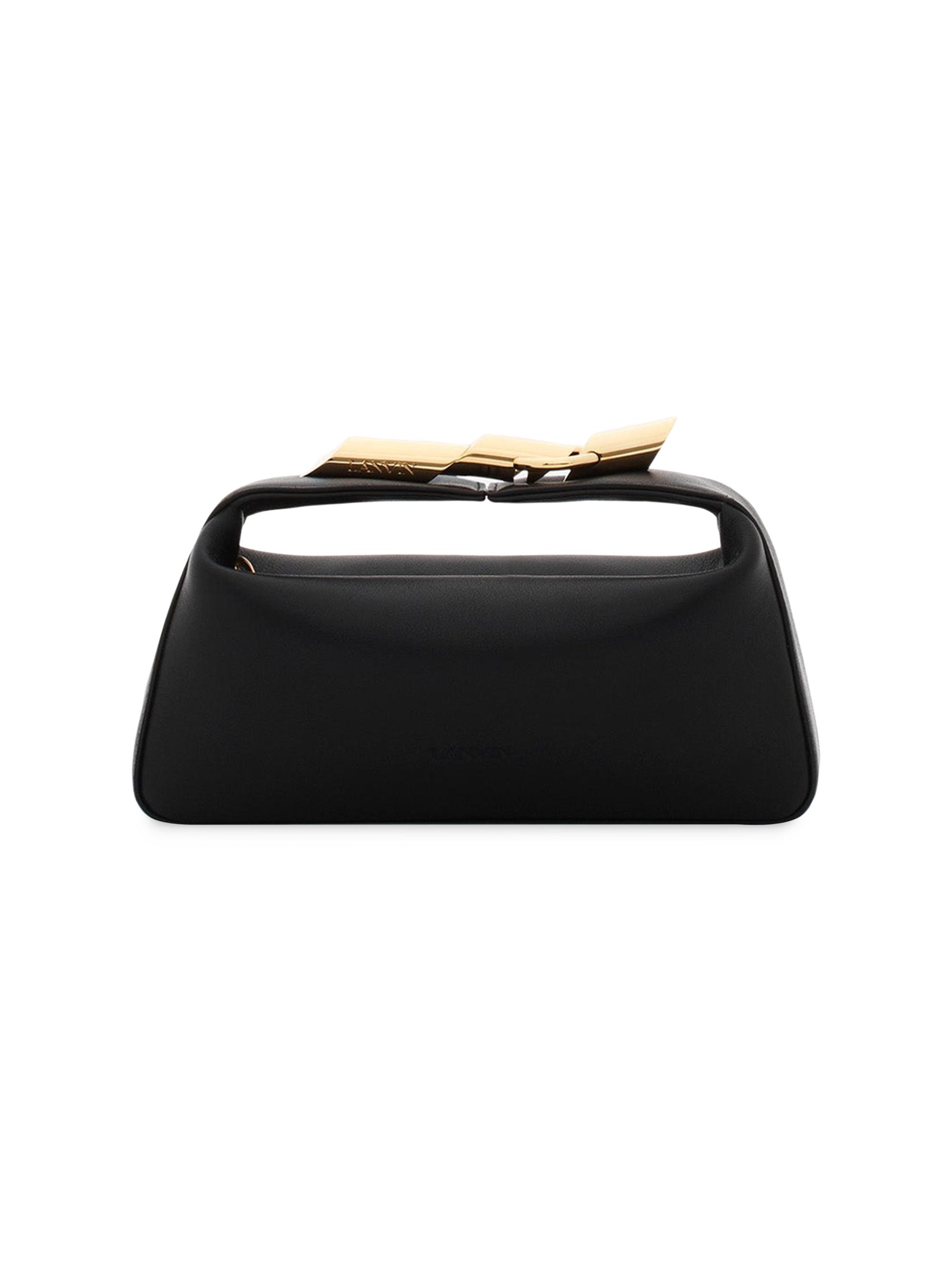 Lanvin Women's Haute Sequence Leather Clutch Bag - Black