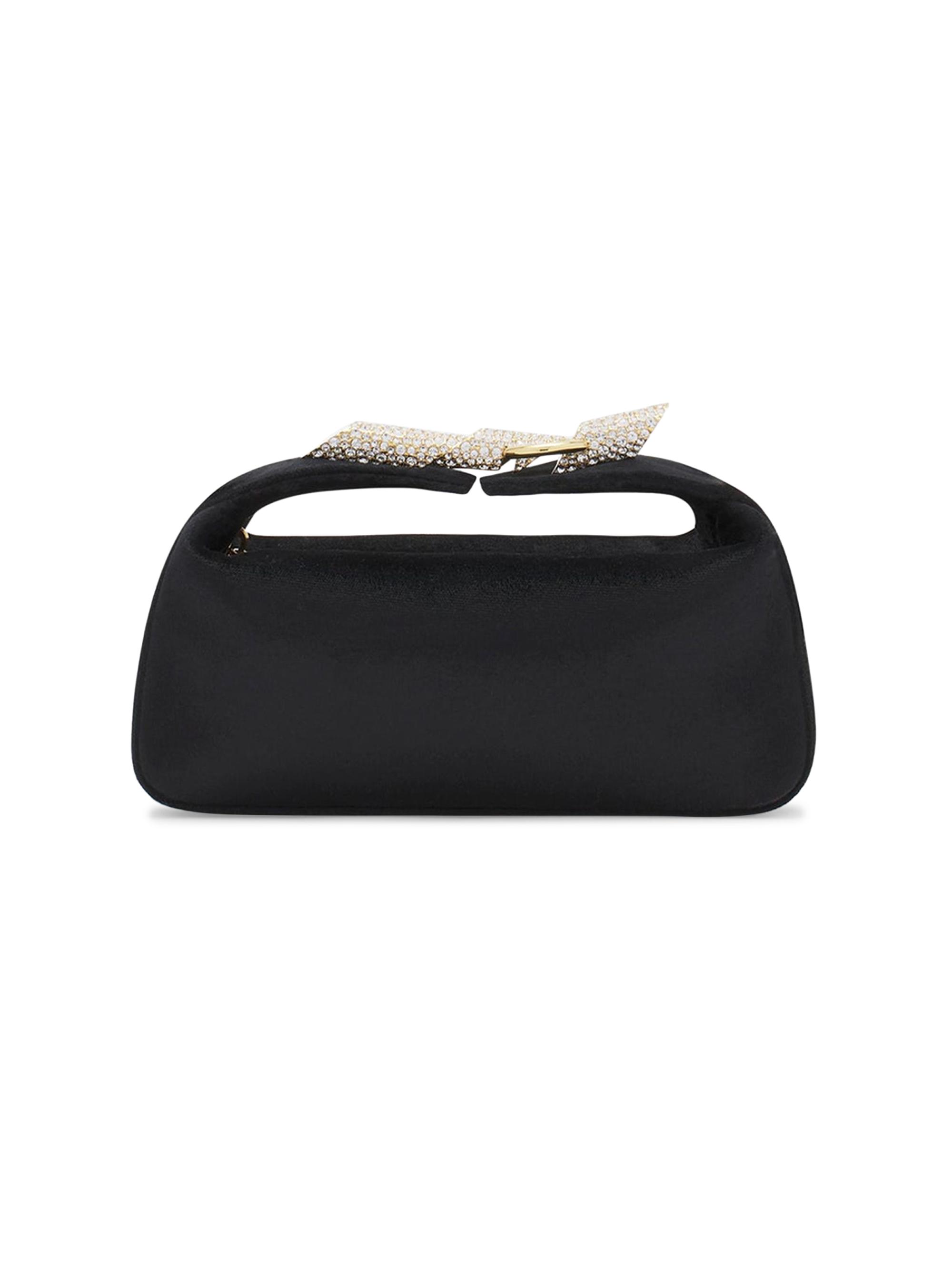 Lanvin Women's Haute Sequence Velvet Clutch Bag - Black
