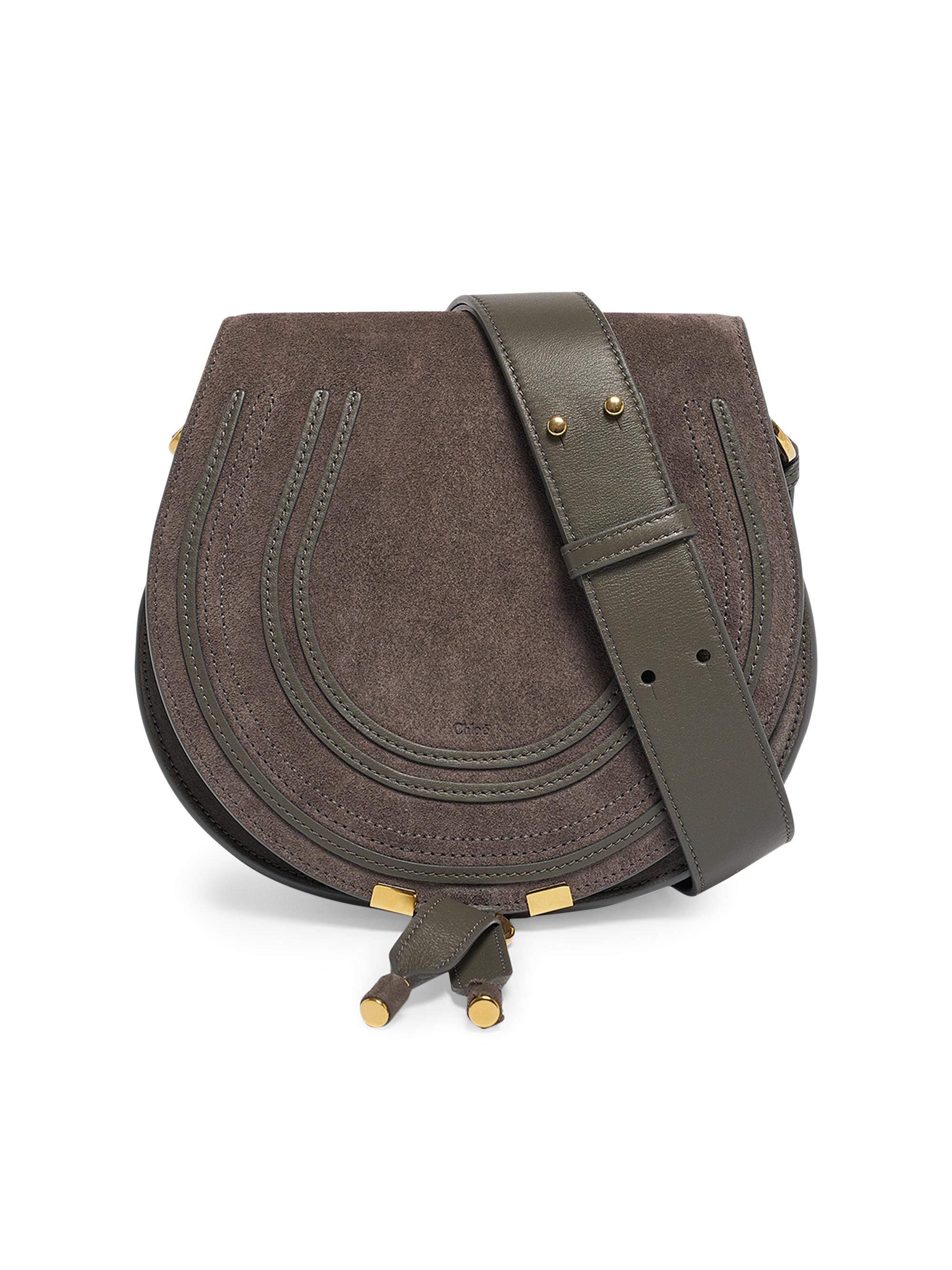 Chloé Women's Marcie Suede Crossbody Bag - Kohl Brown