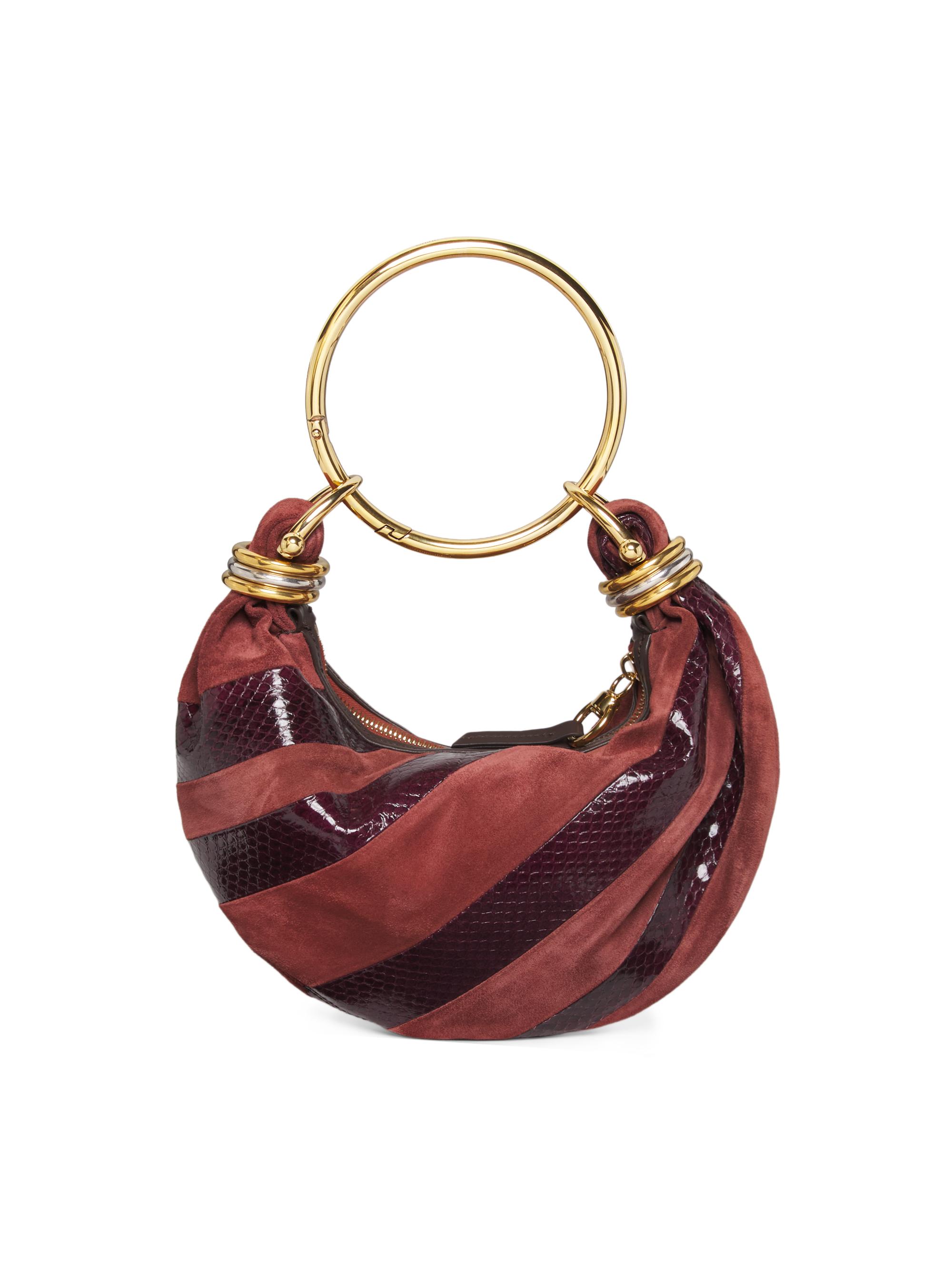 Chloé Women's Mini Bracelet Leather Hobo Bag - Crafty Brown