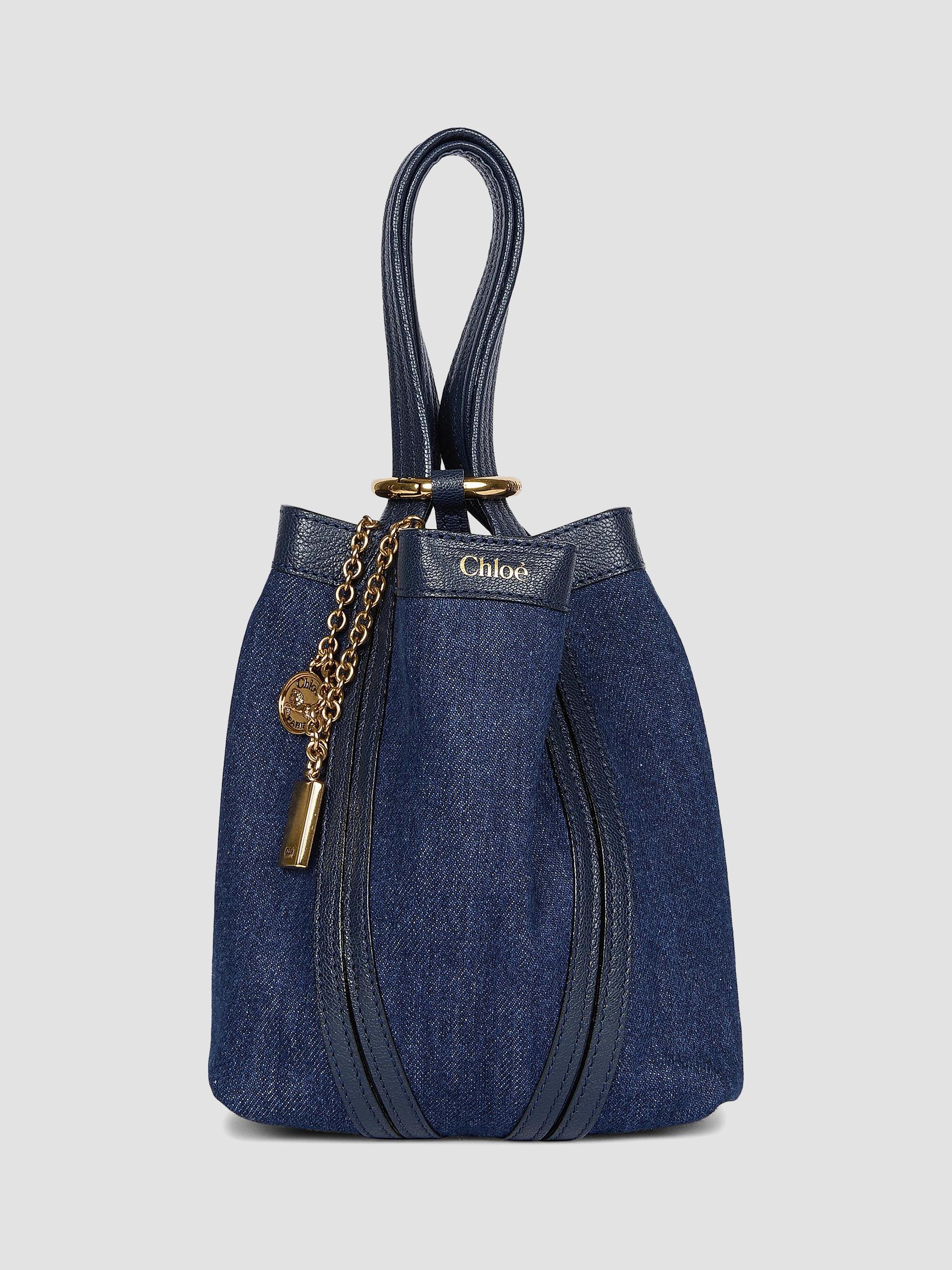 Chloé Small Spin Denim Tote Bag | Saks Fifth Avenue