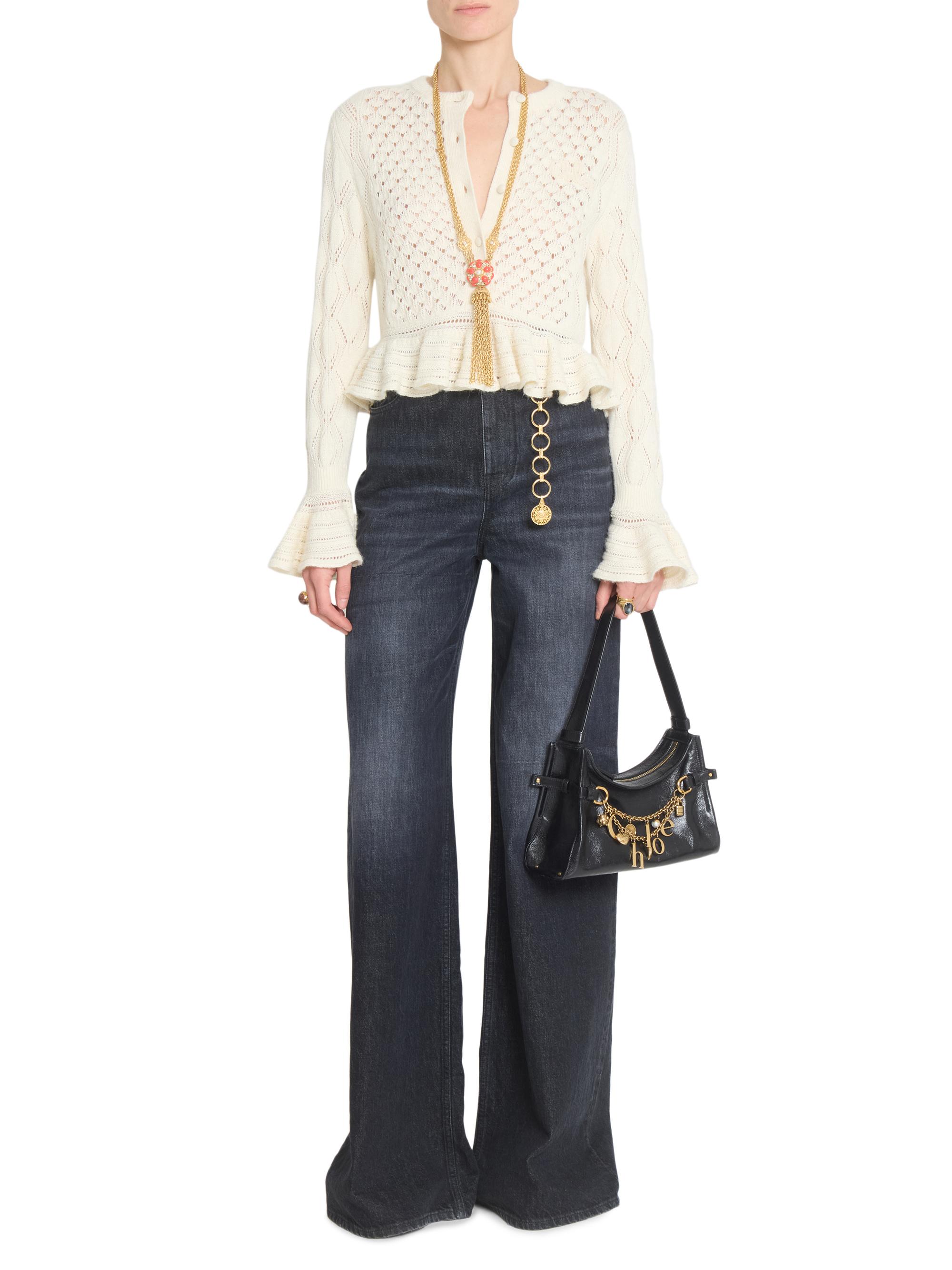 Charms Leather Shoulder Bag