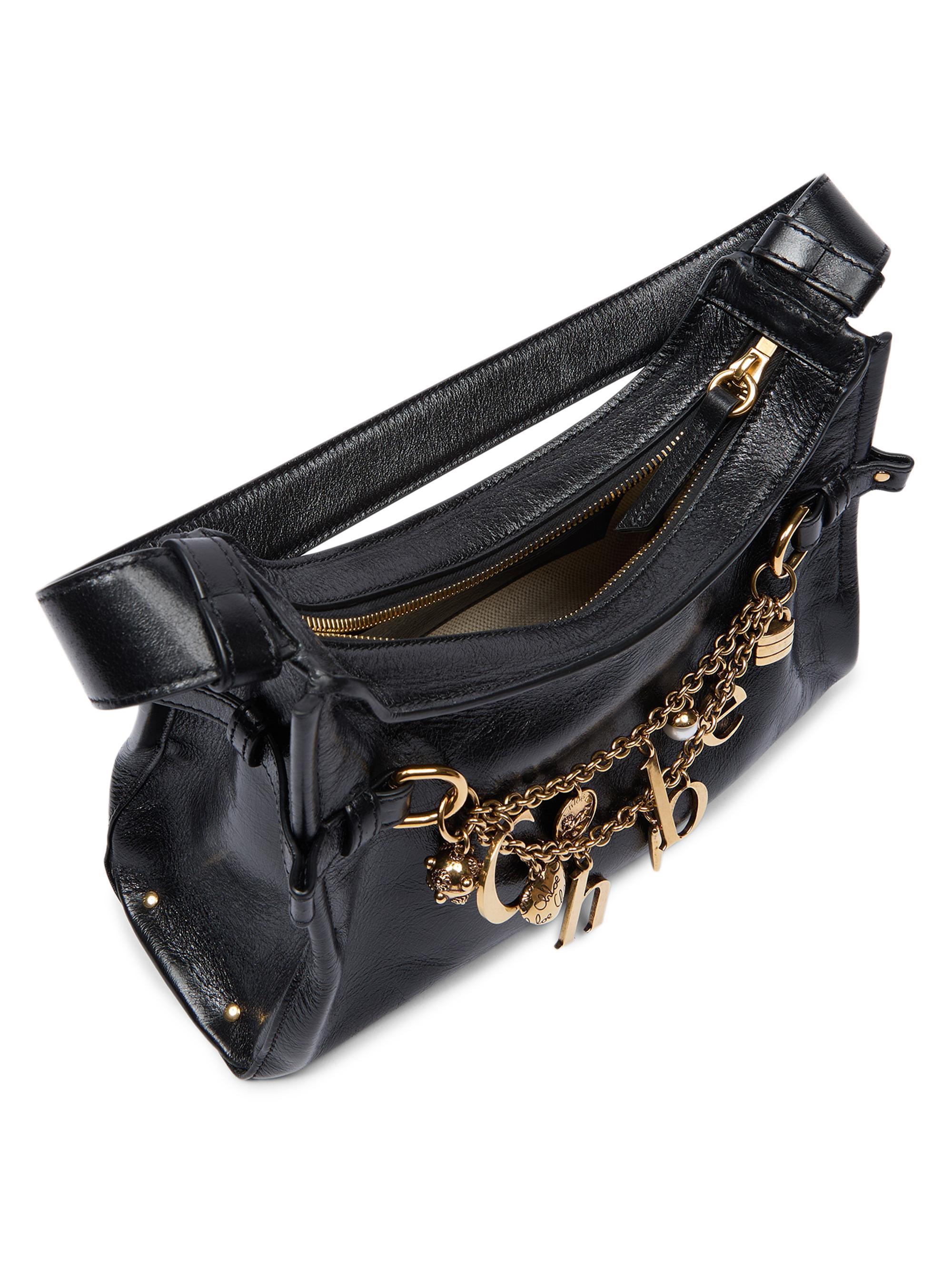 Charms Leather Shoulder Bag