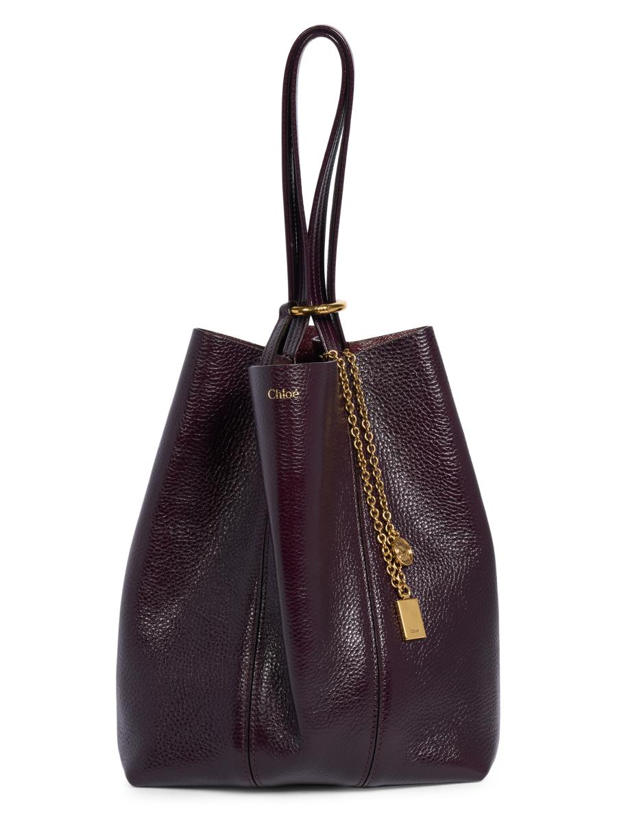 Chloé Women's Medium Spin Sweet Leather Tote Bag