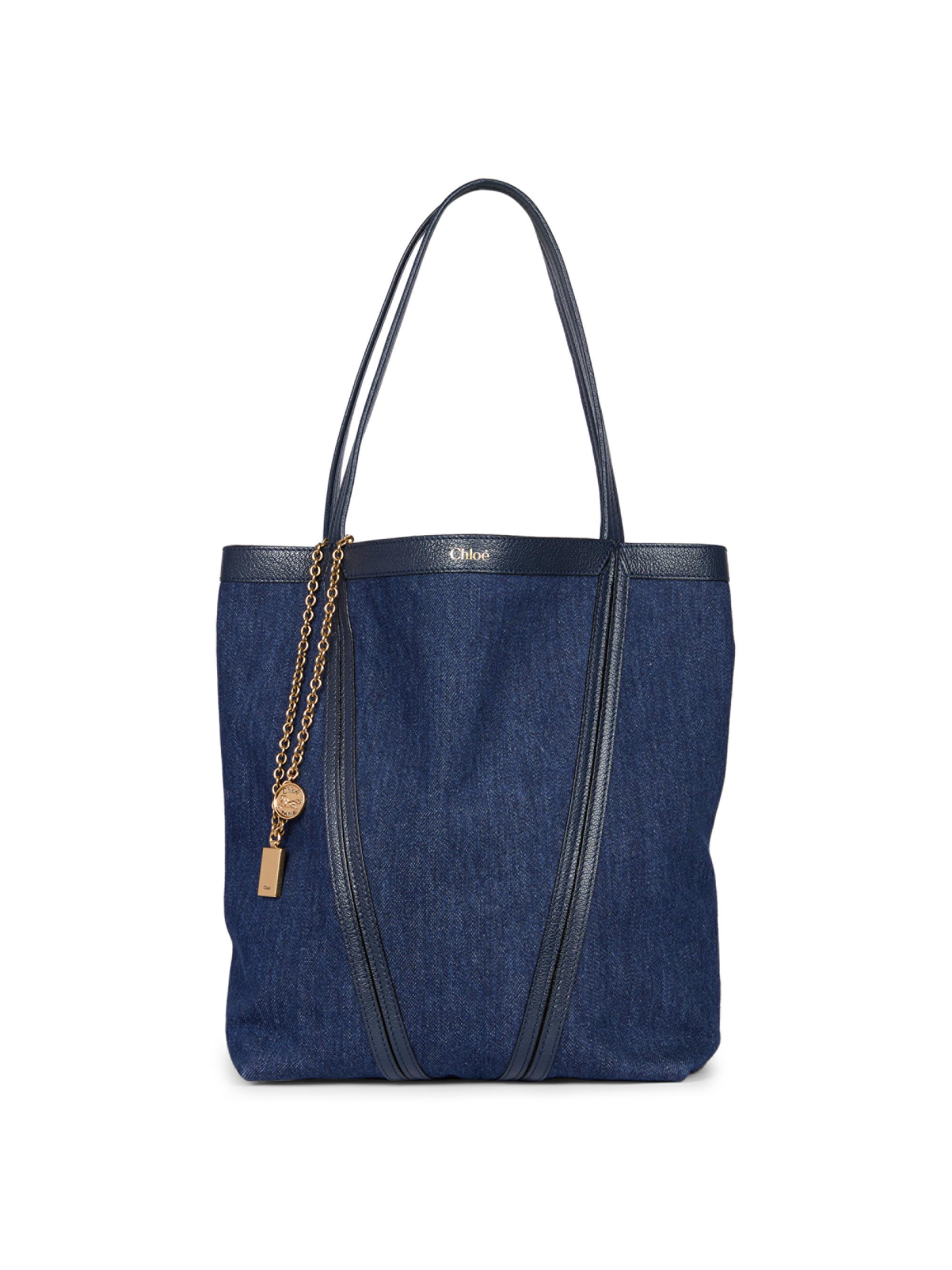 Chloé Large Spin Leather Tote Bag | Saks Fifth Avenue