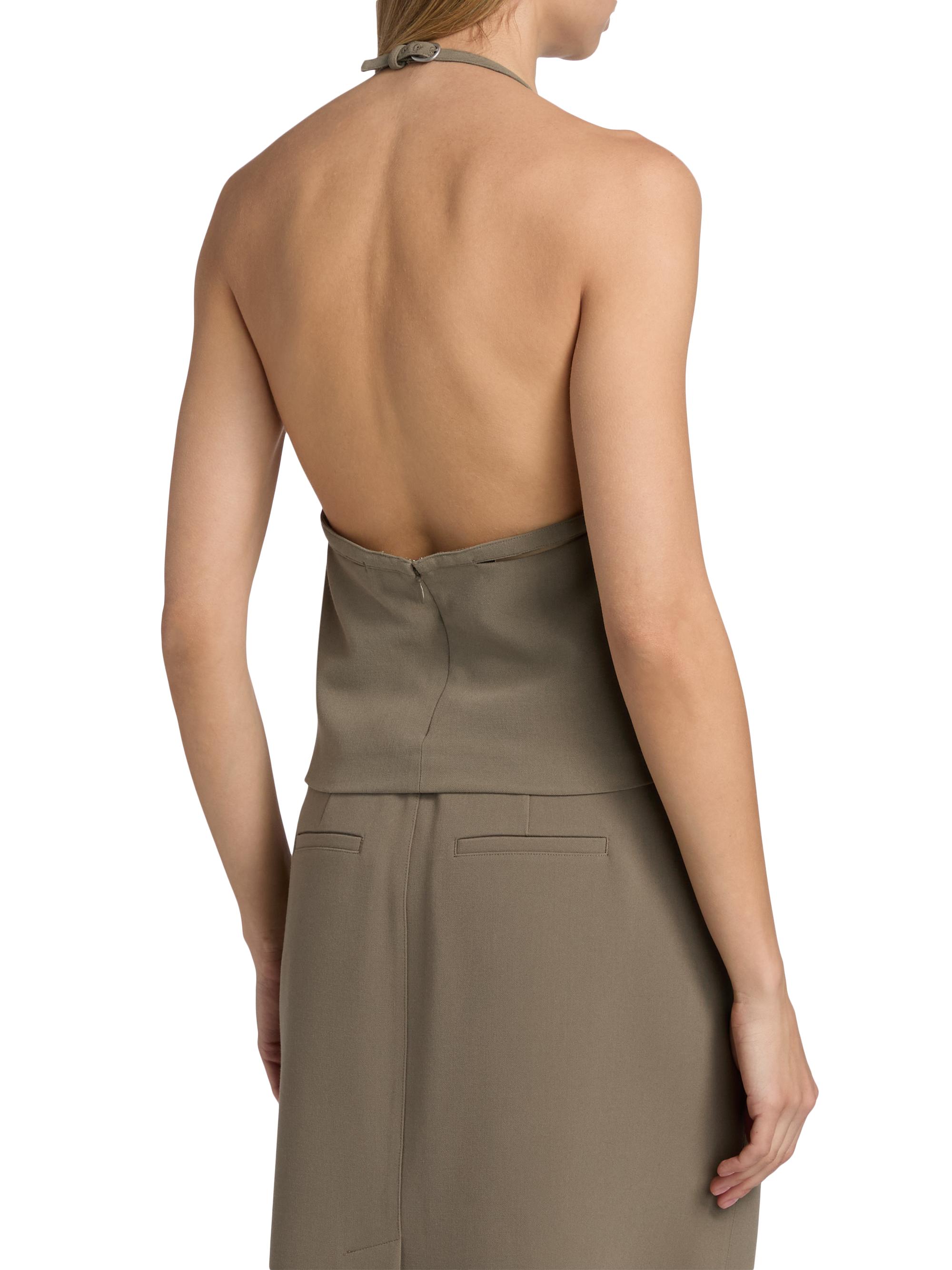 Vince Apron Halter Top | Saks Fifth Avenue