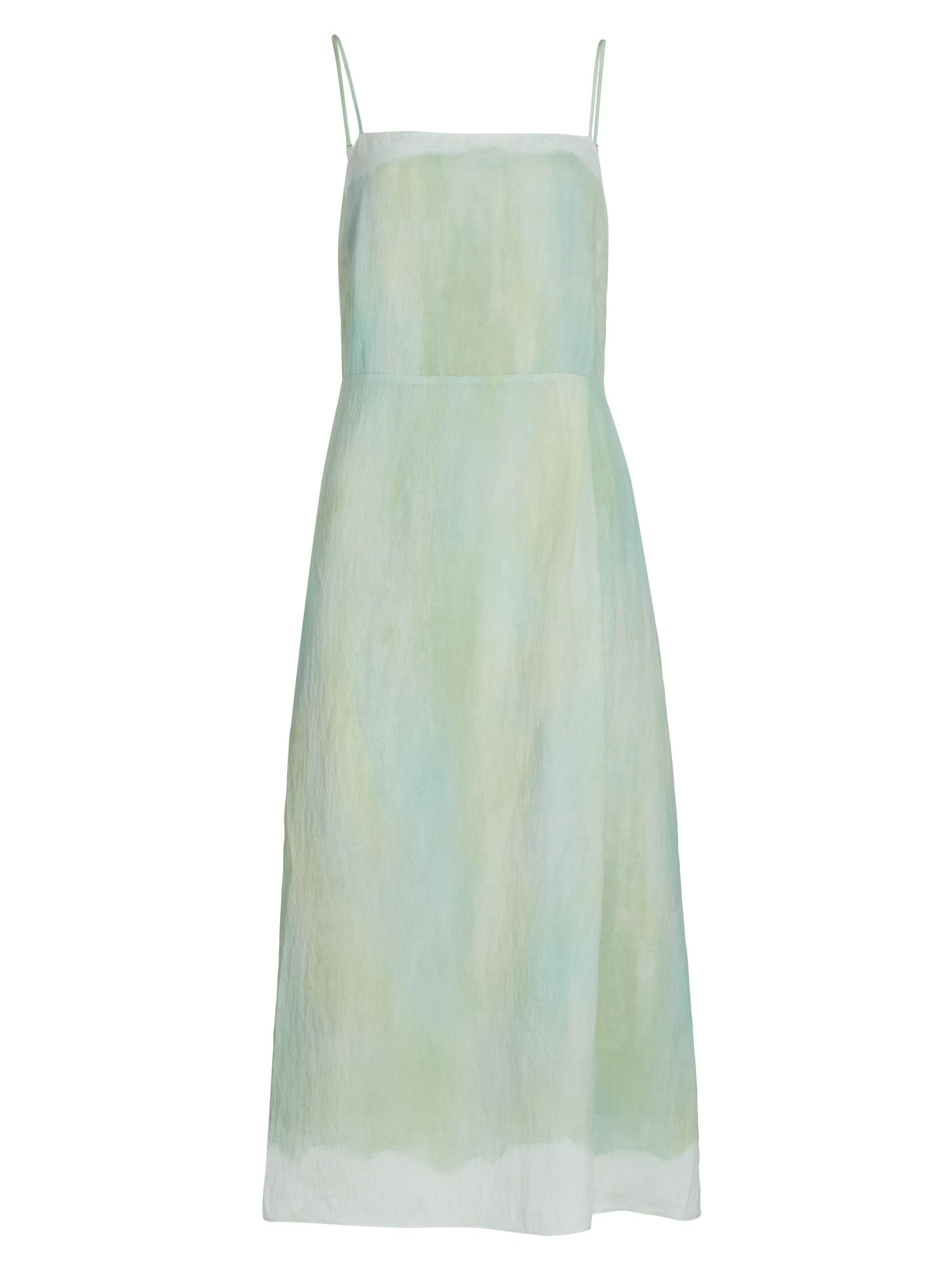Vince Women's Painted Pastel Midi-Dress - Washed Jade