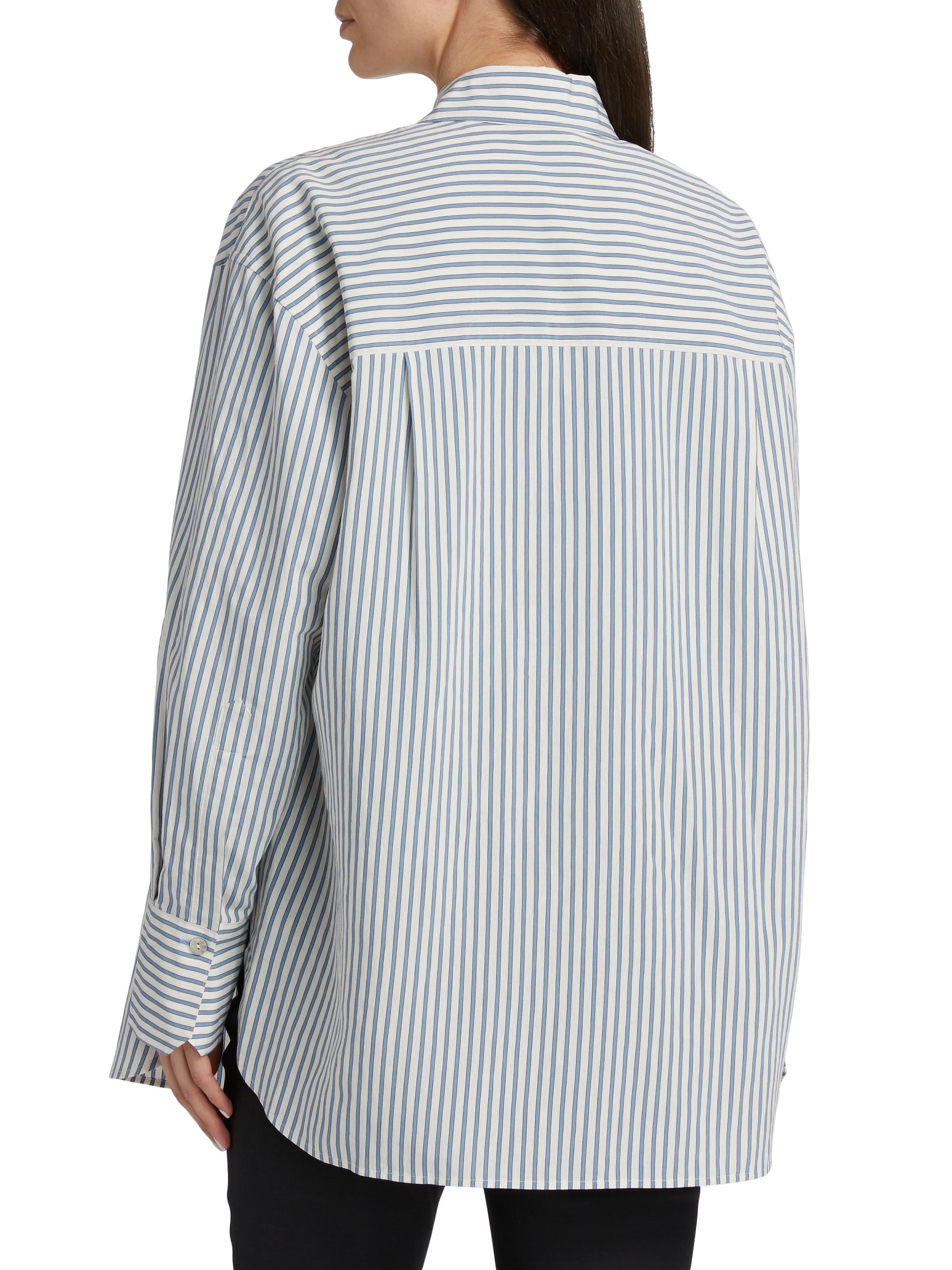 Vince Furrow Stripe Button-Front Shirt | Saks Fifth Avenue
