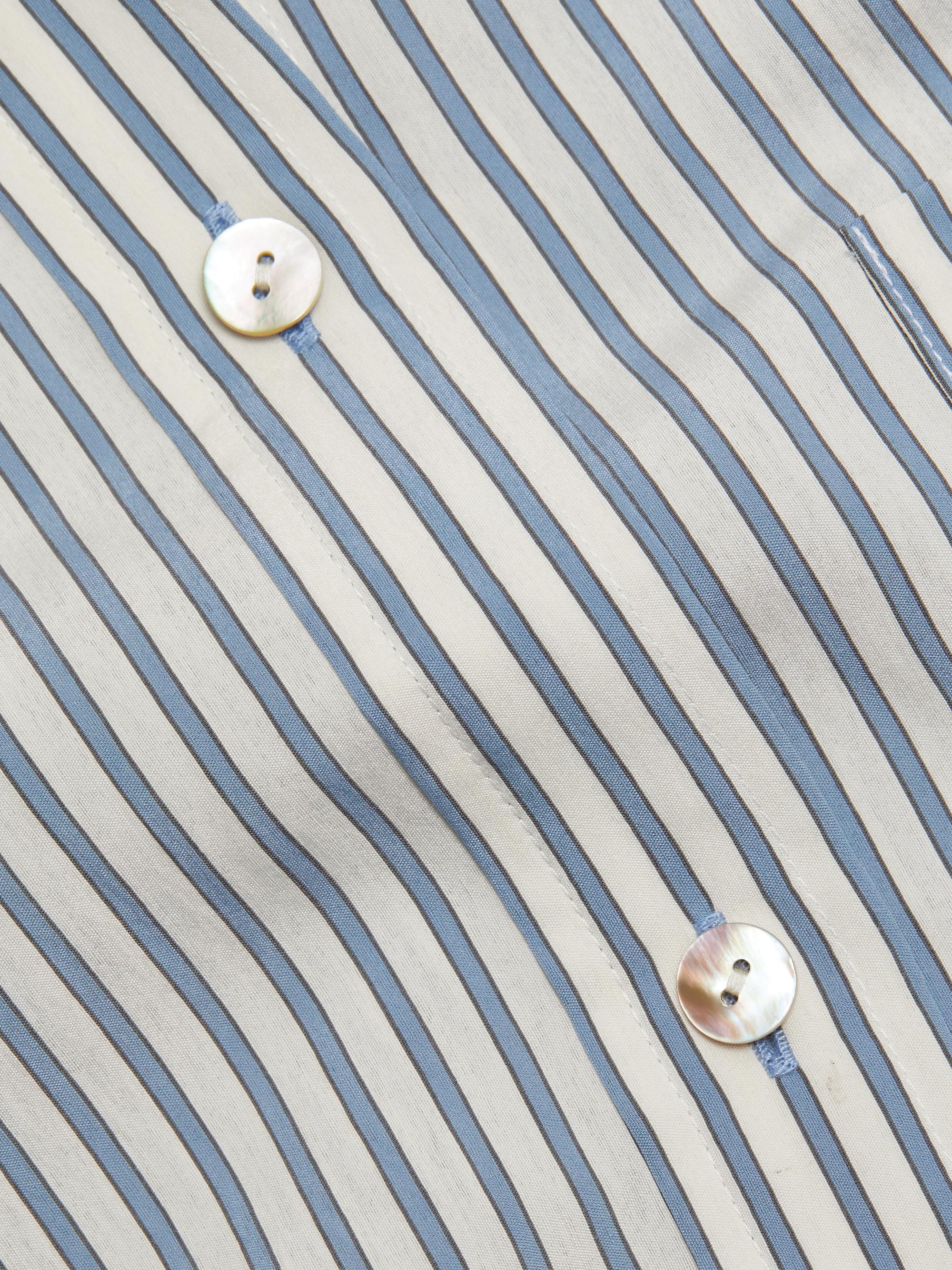Vince Furrow Stripe Button-Front Shirt | Saks Fifth Avenue