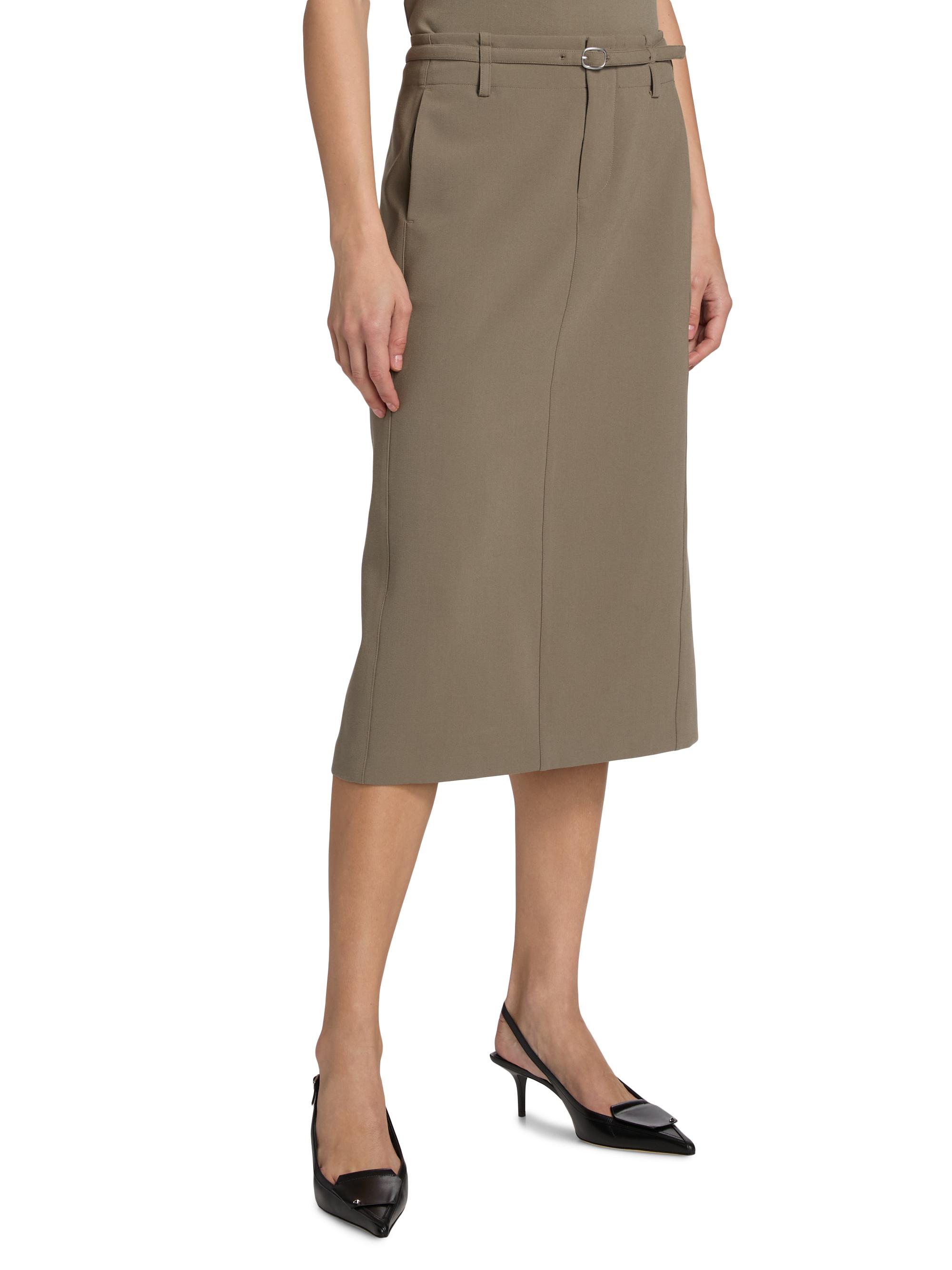 Vince Belted Pencil Midi-Skirt | Saks Fifth Avenue