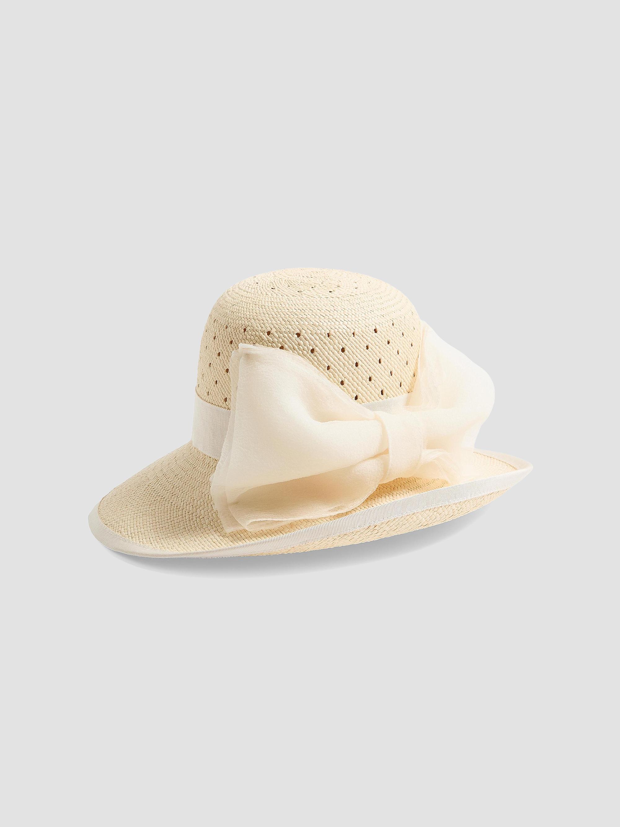 Valentino Garavani VLogo Signature Hat in Perforated Panama | Saks