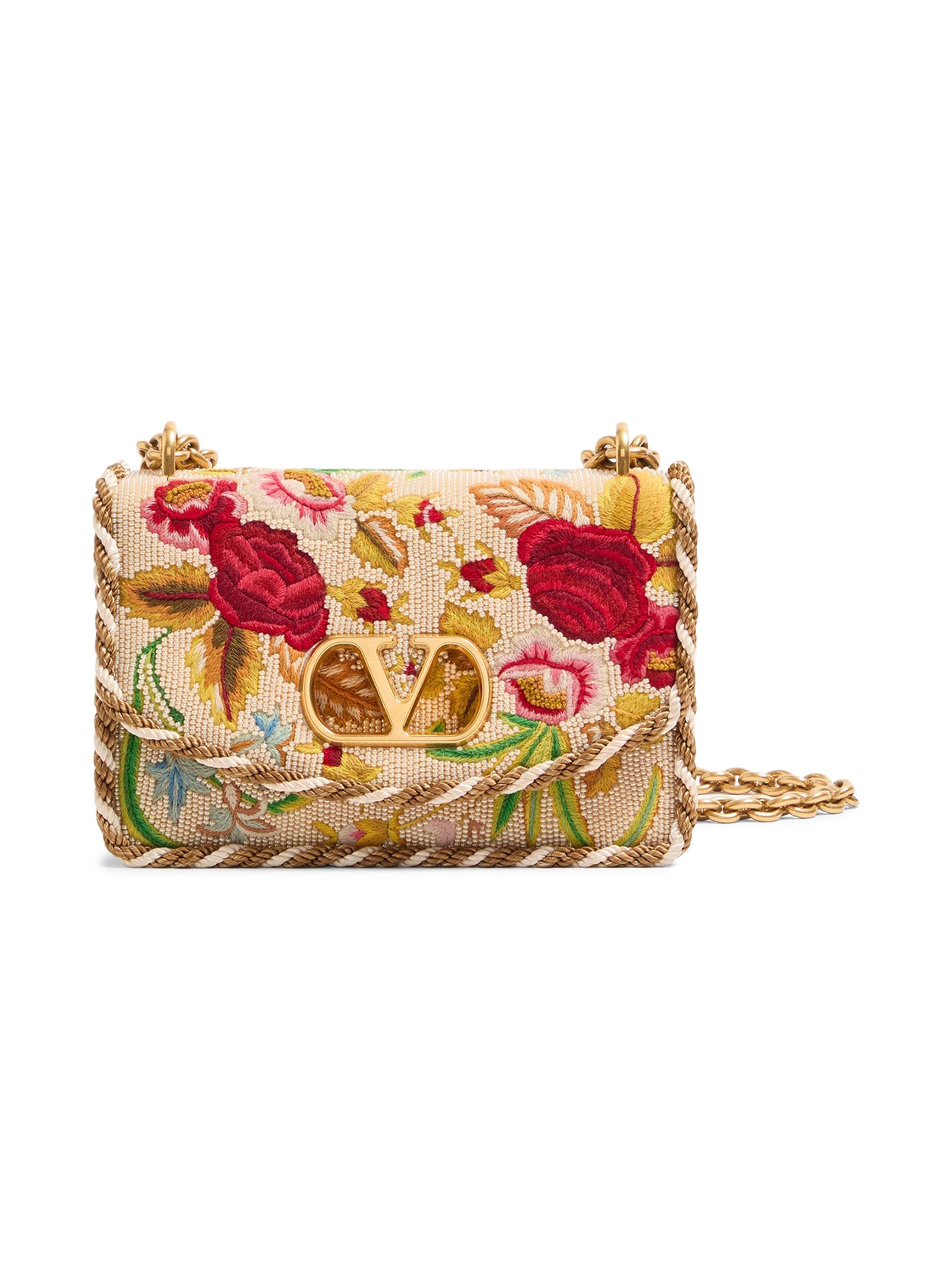 Valentino Garavani Vain Small Embroidered Shoulder Bag | Saks
