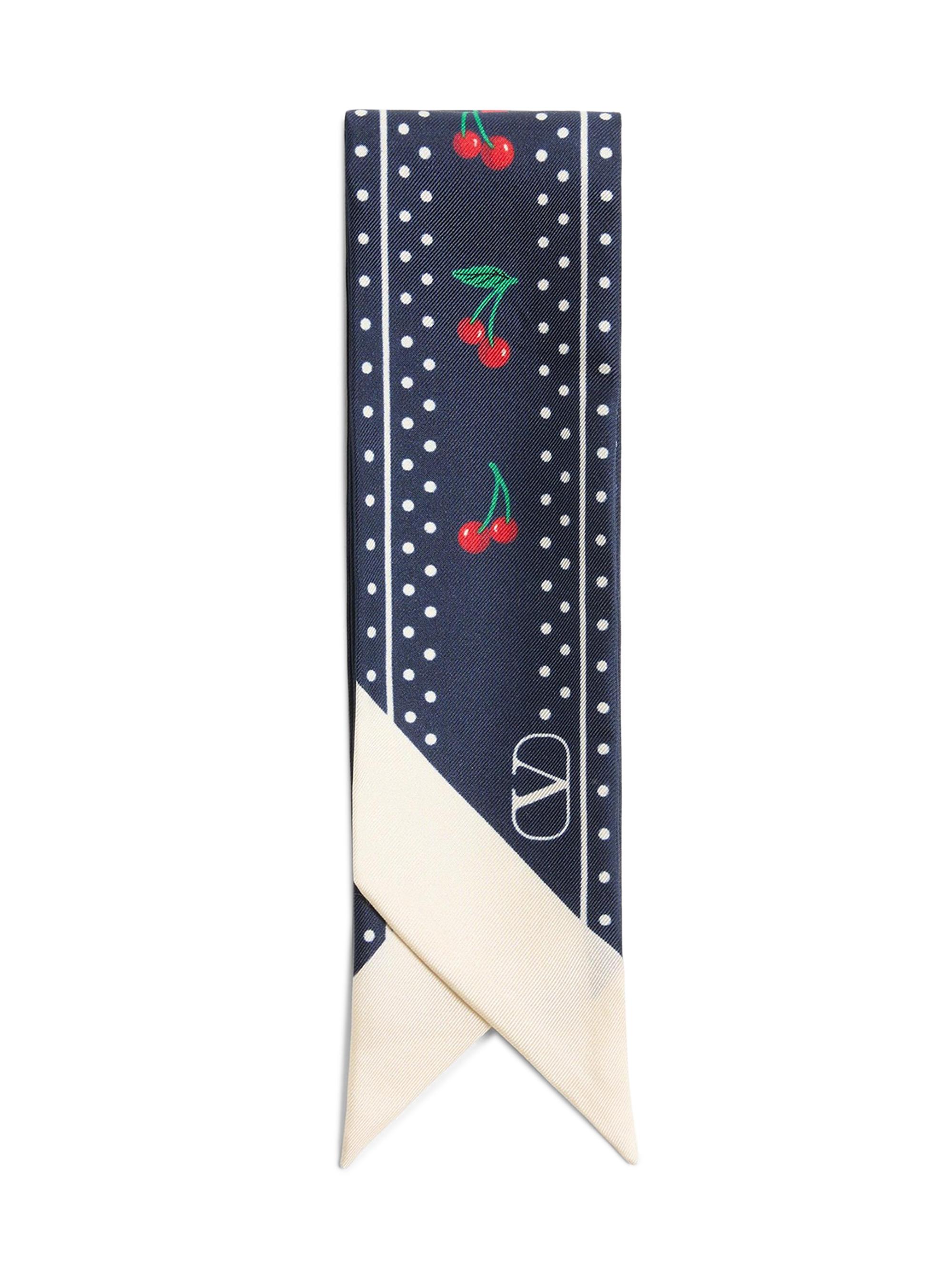 Valentino Garavani Cherryfic Silk Bandeau Scarf | Saks Fifth