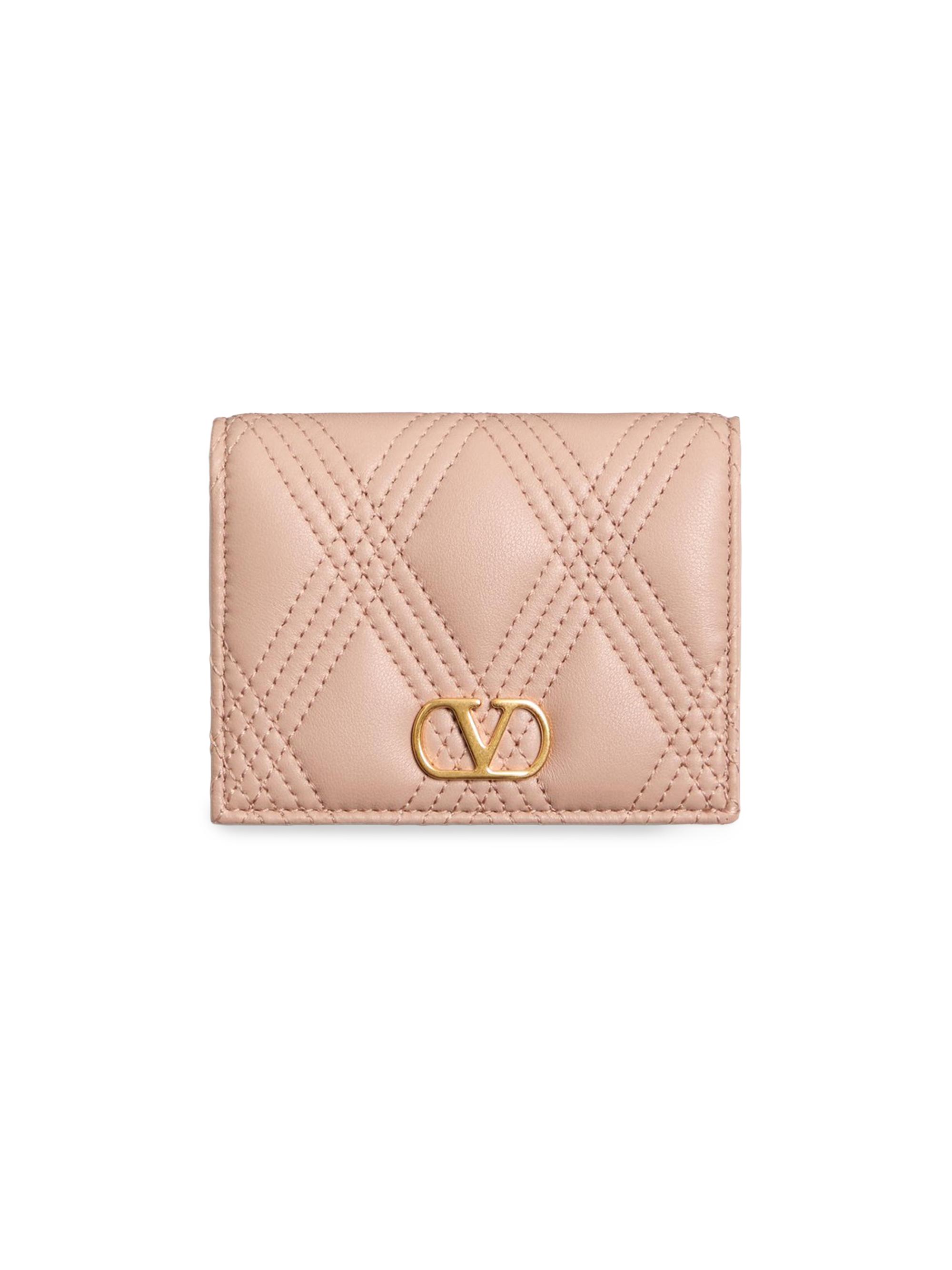 Valentino Garavani Women's Quiltie 67 Wallet - Rose Cannelle