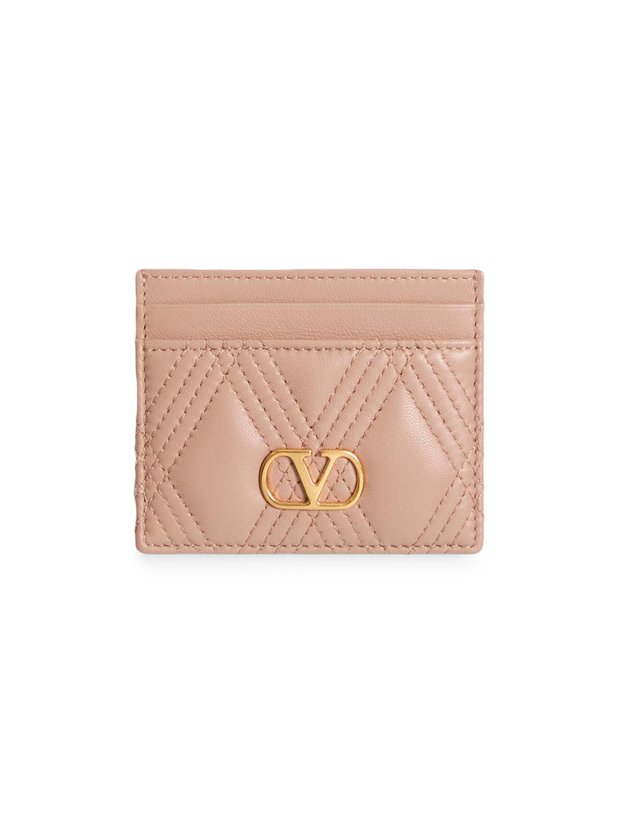 Valentino Garavani Women's Quiltie 67 Cardholder - Rose Cannelle