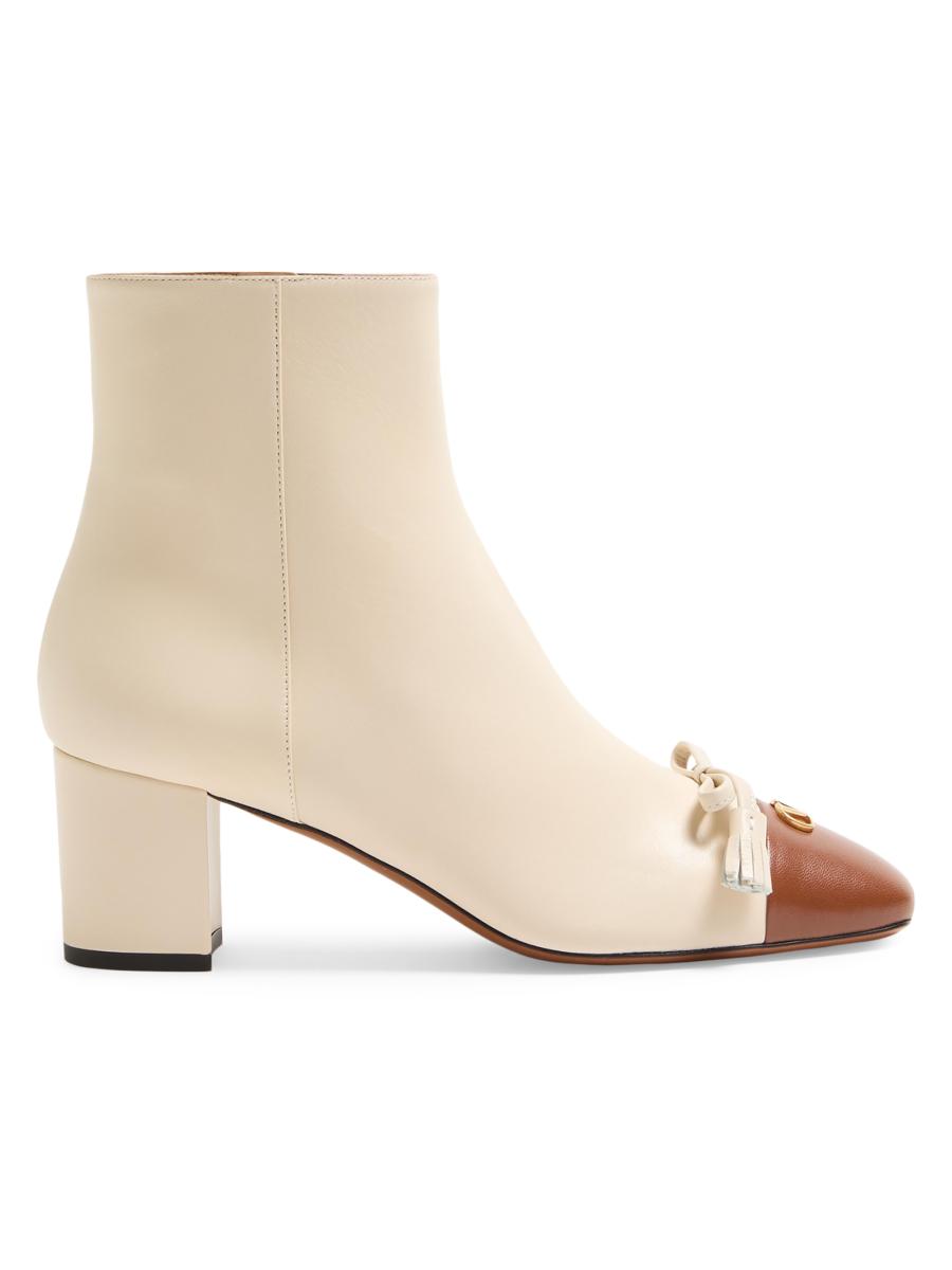 VALENTINO★ VALET DU ROI キッドスキン アンクルブーツ 60MM Valentino Garavani Valet Du Roi Kidskin Leather 60MM Ankle