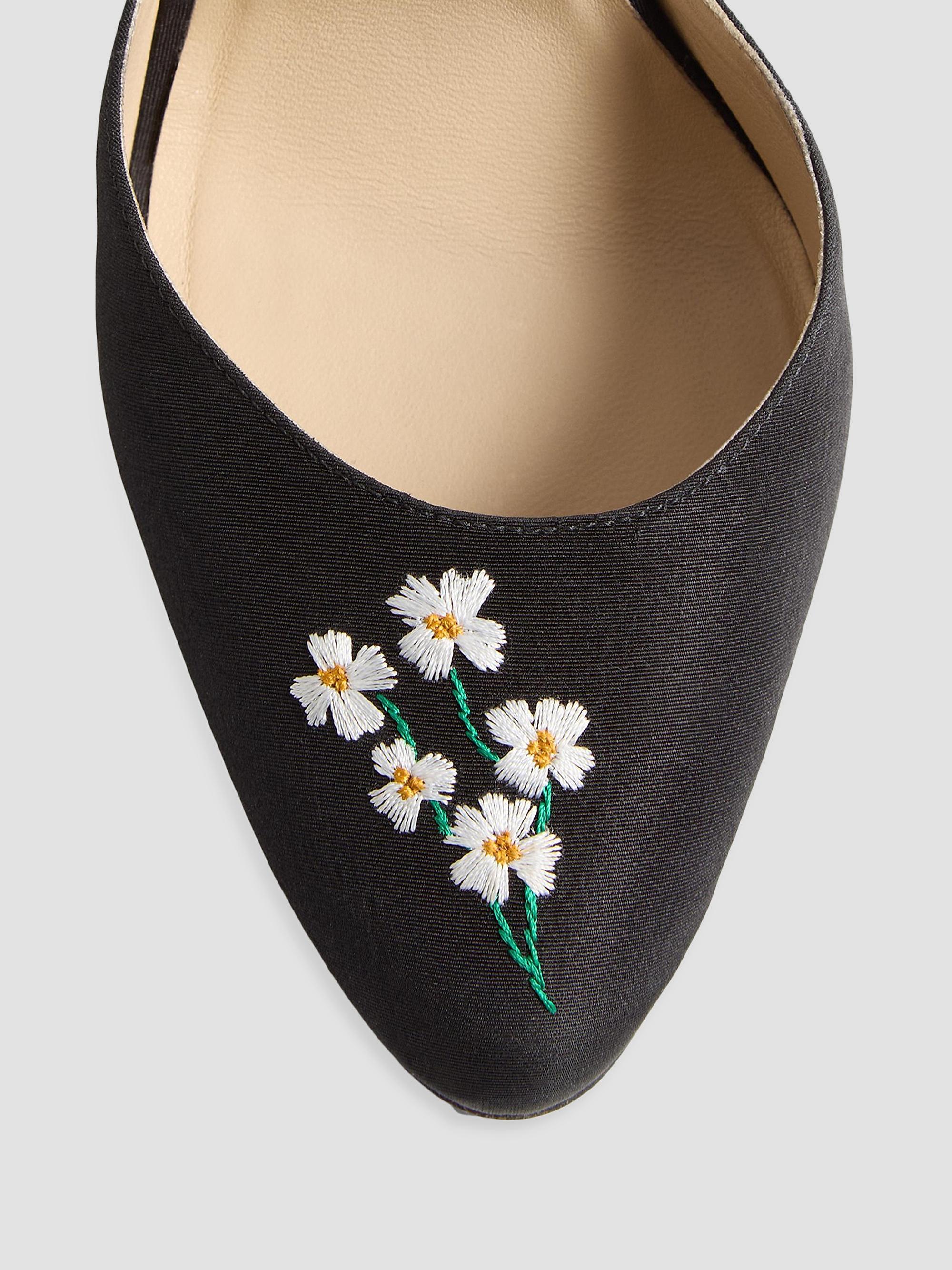 Valentino Garavani Hi Dolly Fabric 105MM Pumps with Floral
