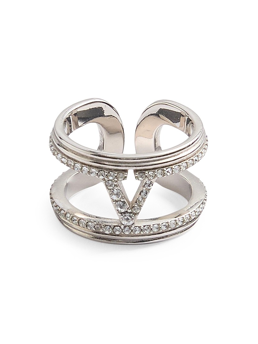 Shop Valentino Garavani Ovalette Metal and Swarovski Shop Valentino Garavani Ovalette Metal and Swarovski