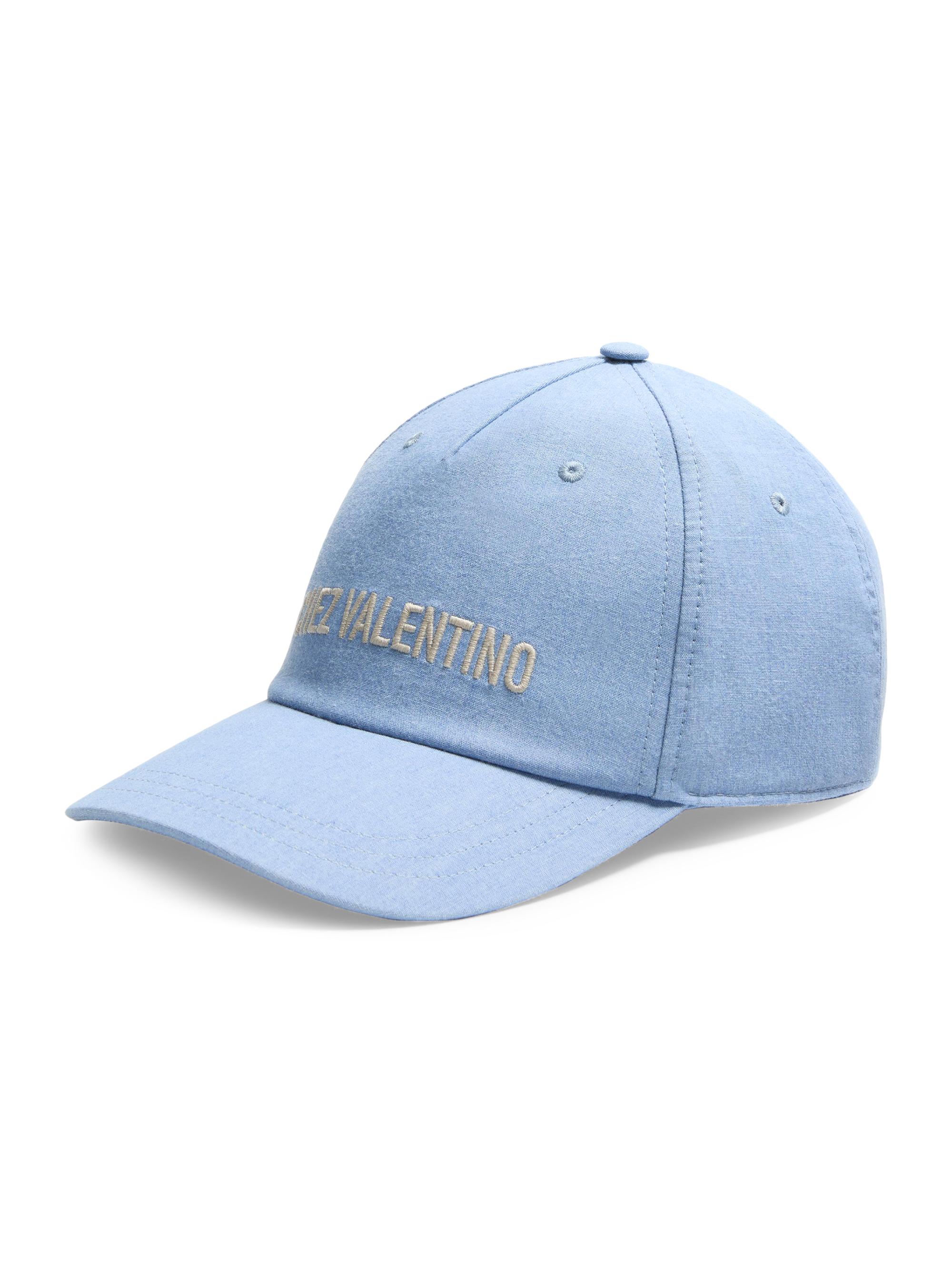 Valentino Garavani Men's Chez Denim Baseball Cap with Embroidery - Azure
