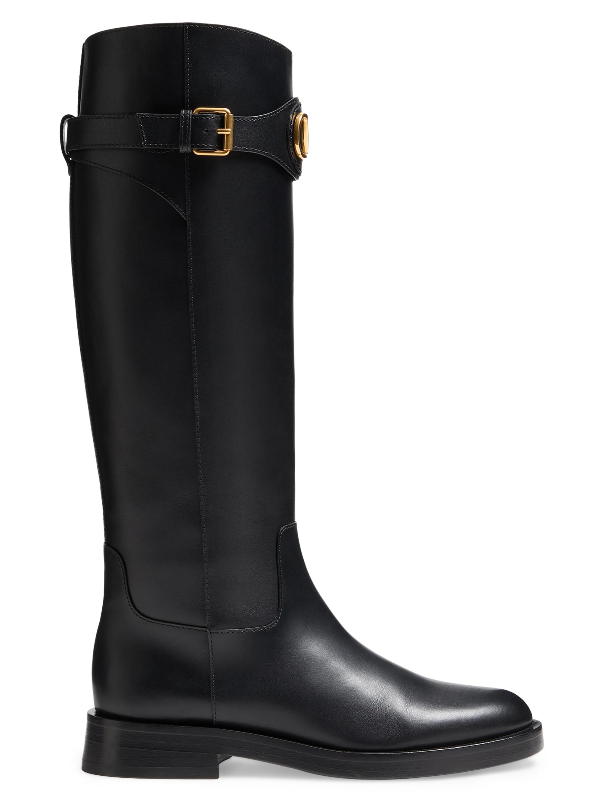 Valentino Garavani Rockstud 40MM Calfskin Biker Boots | Saks Fifth