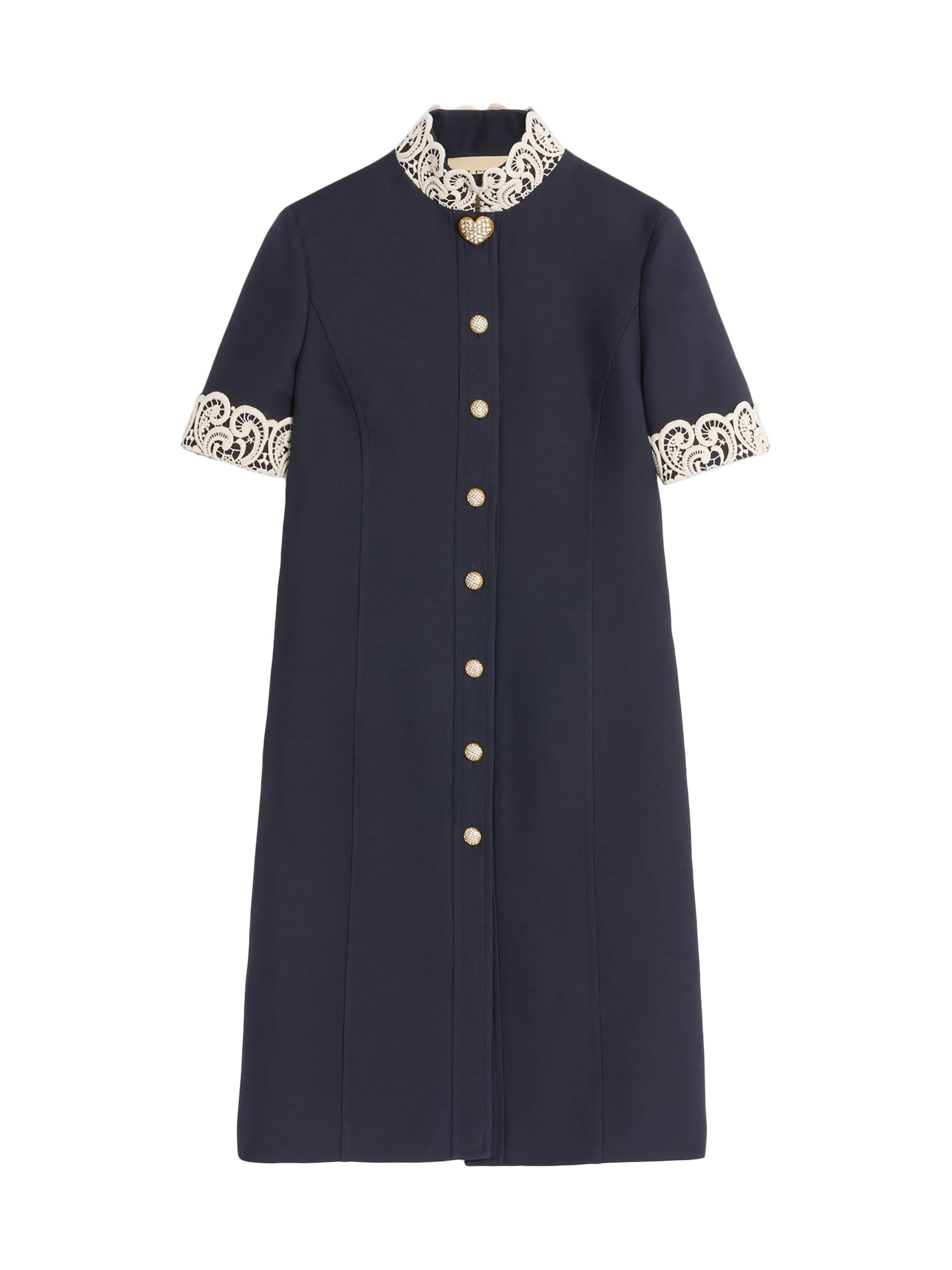 Valentino Garavani Women's Crepe Couture Dress - Indigo Birch