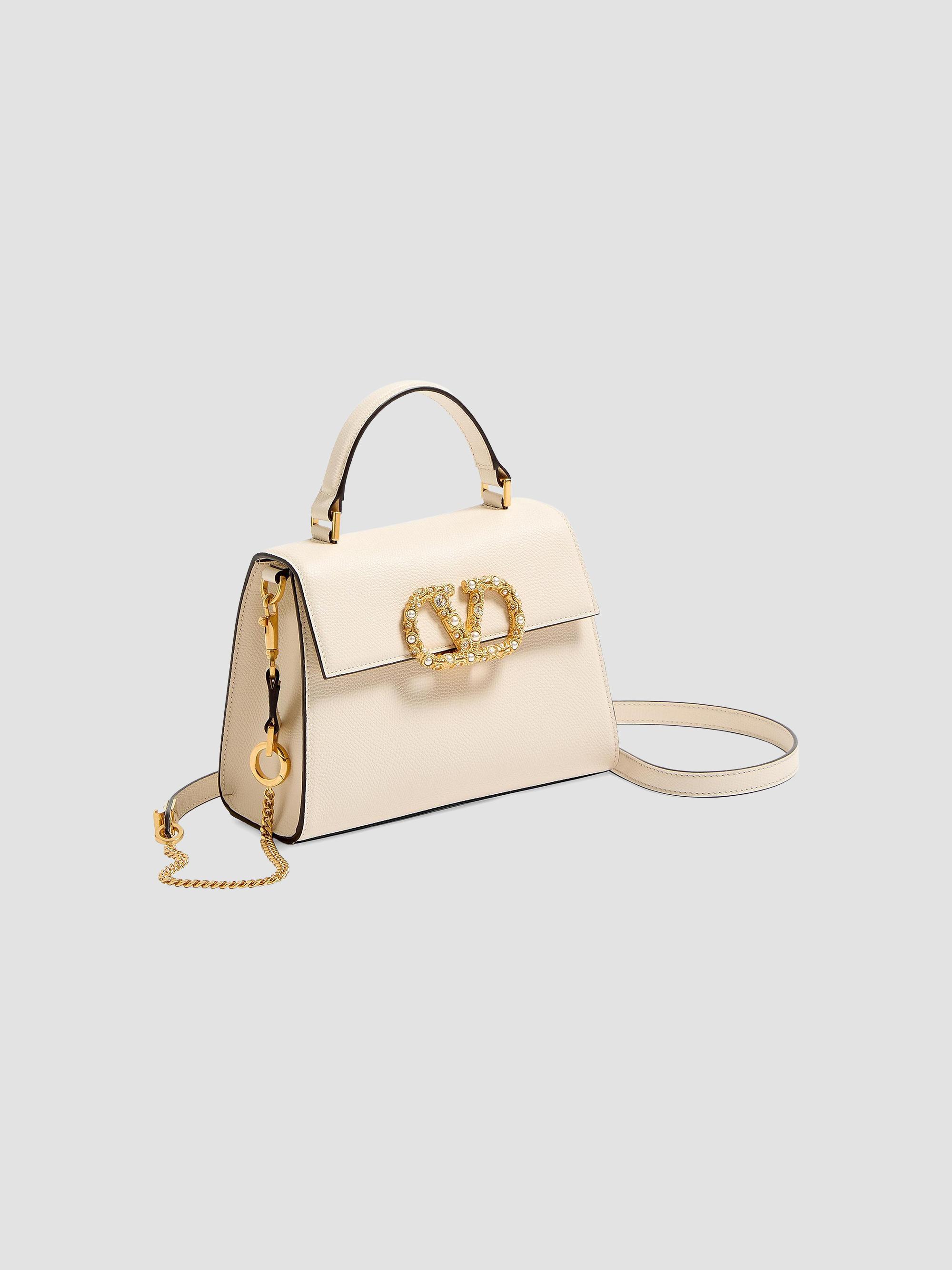 Valentino Garavani Women's VSling  Top Handle Bag in Grainy Calfskin - | Thumbnail 4