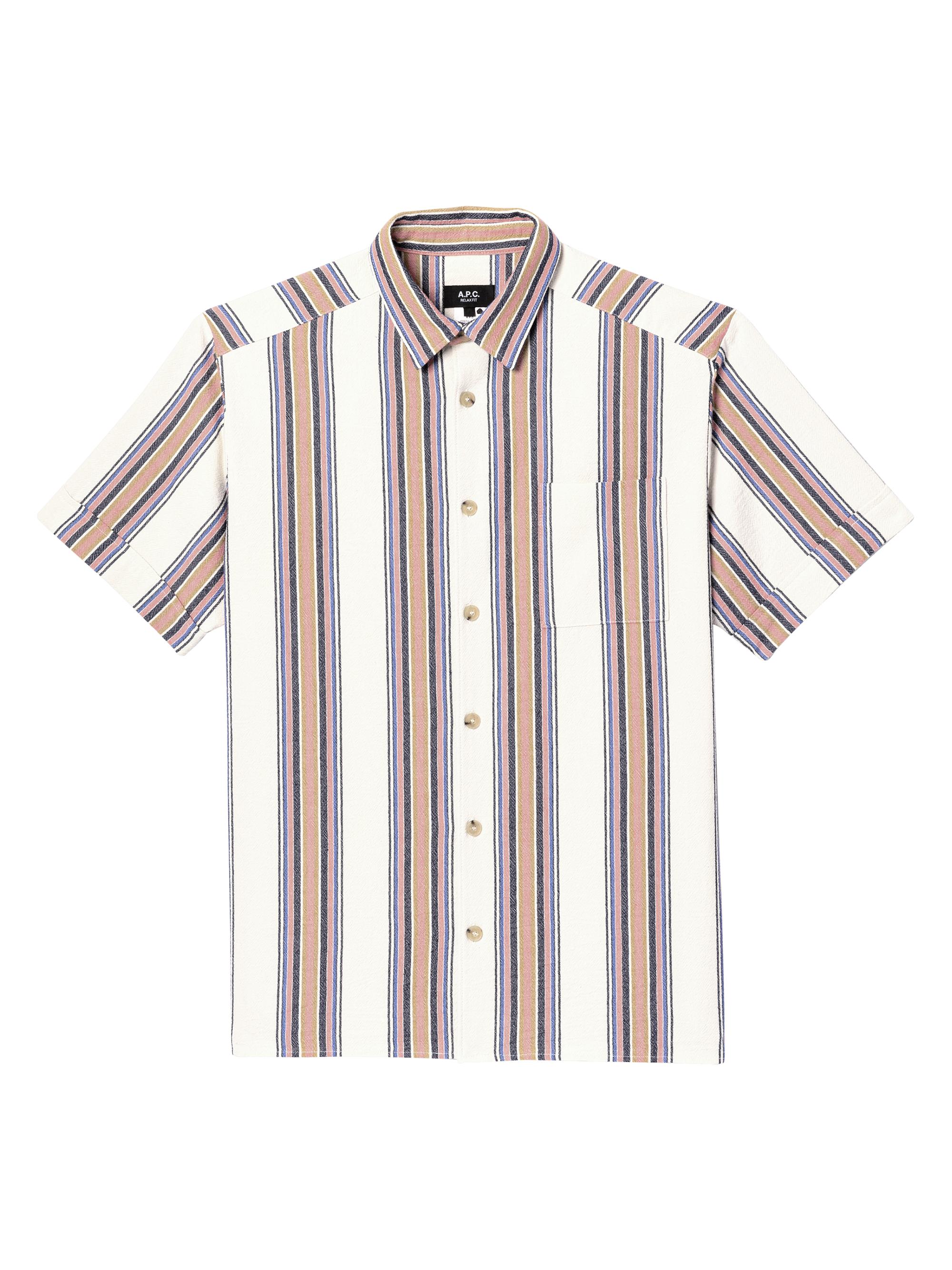 A.P.C. Men's Ross Cotton Shirt - Ecru