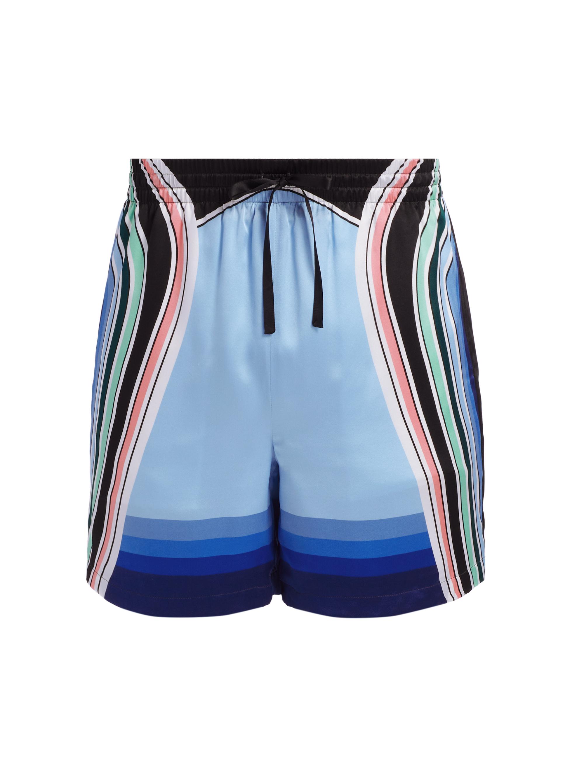 Casablanca Men's Striped Drawstring Shorts - Graphic Mountain