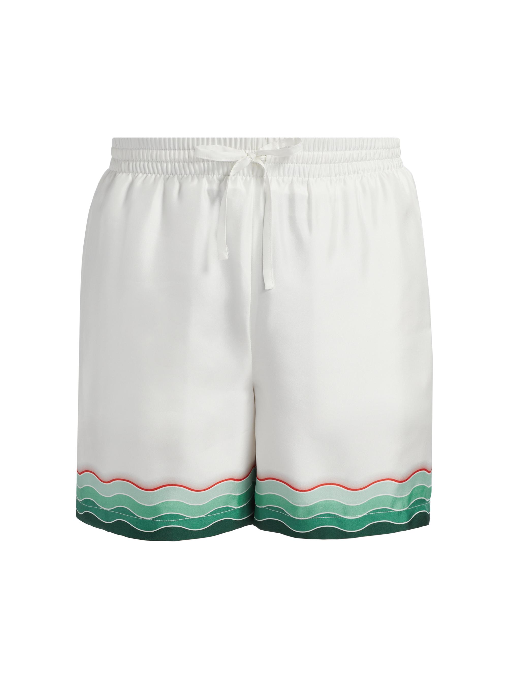 Casablanca Men's Silk Drawstring Shorts - Casa Way
