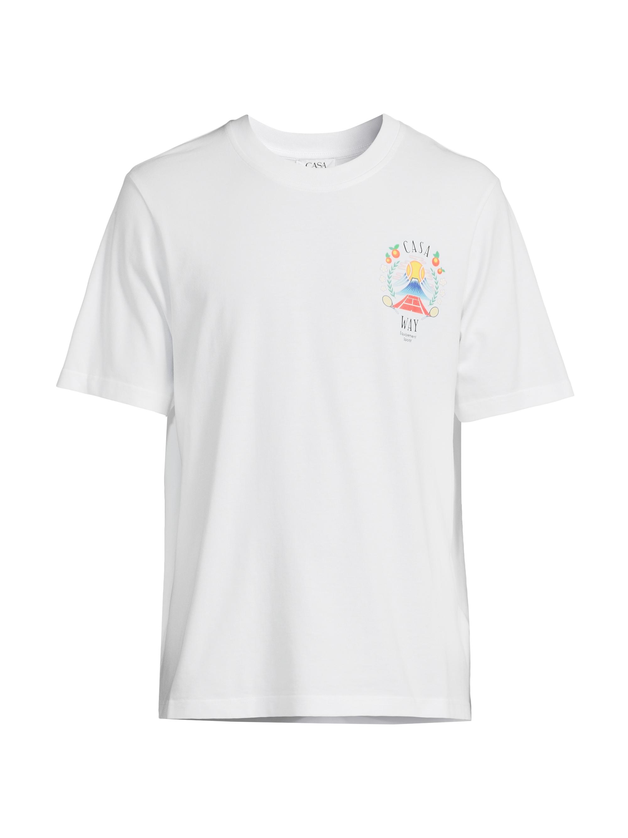 Casablanca Nature Teacher Printed Cotton T-Shirt | Saks Fifth Avenue