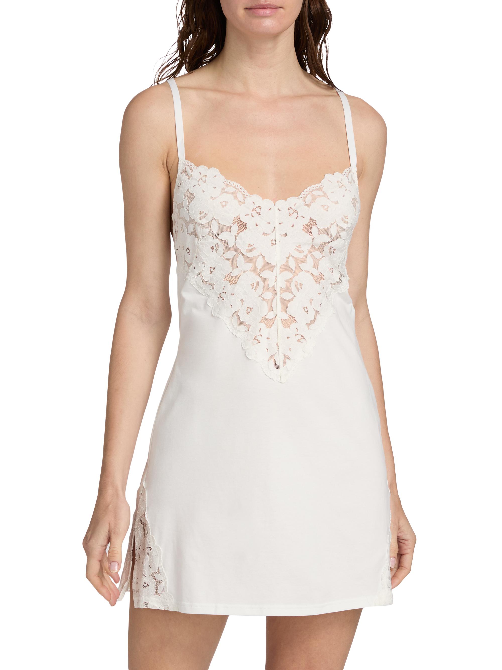 chinese dress ladies The Carolena Set in White Chantilly Lace 4 / White Chantilly Lace