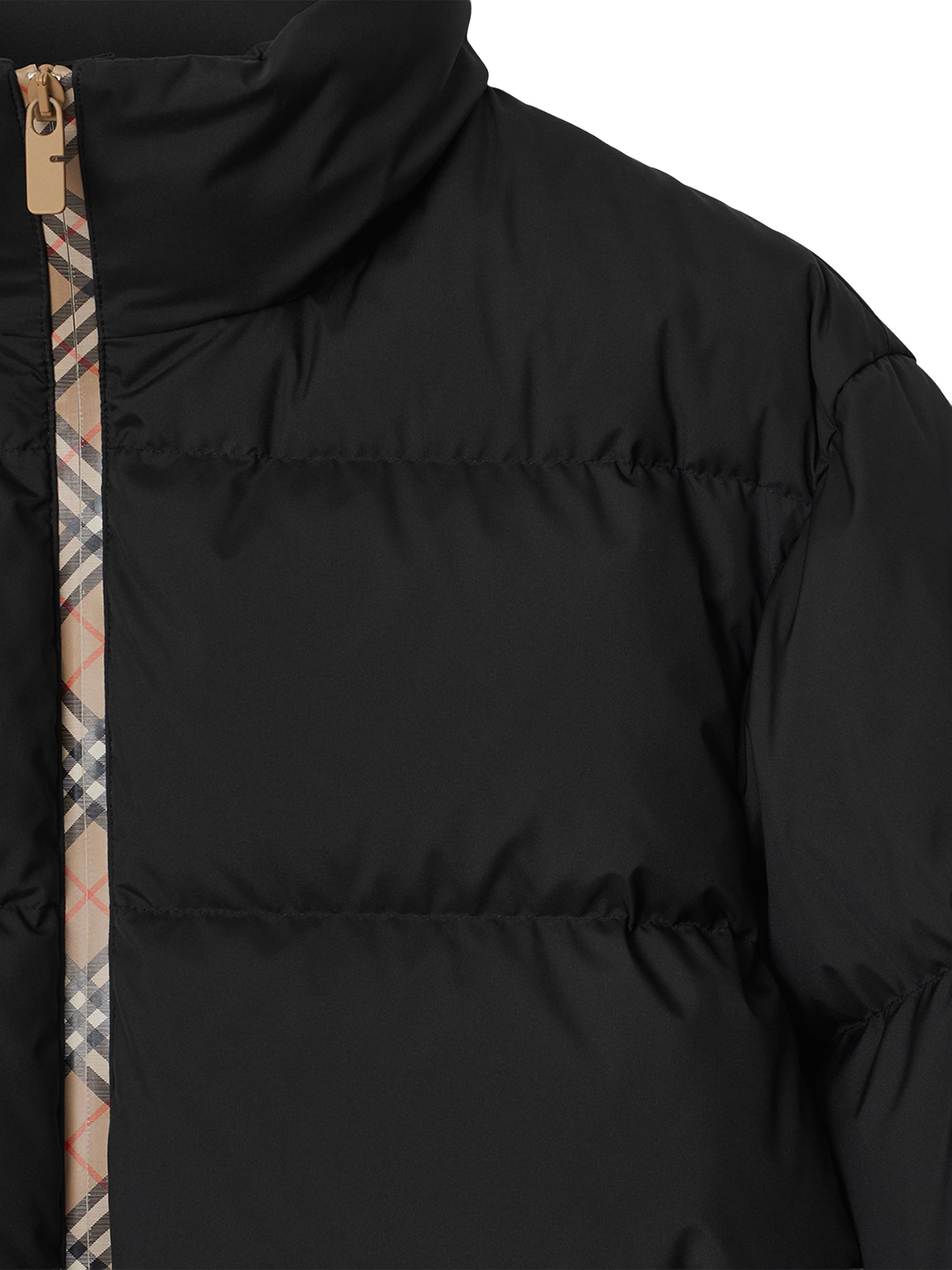 Burberry Check Down Puffer Jacket | Saks Fifth Avenue