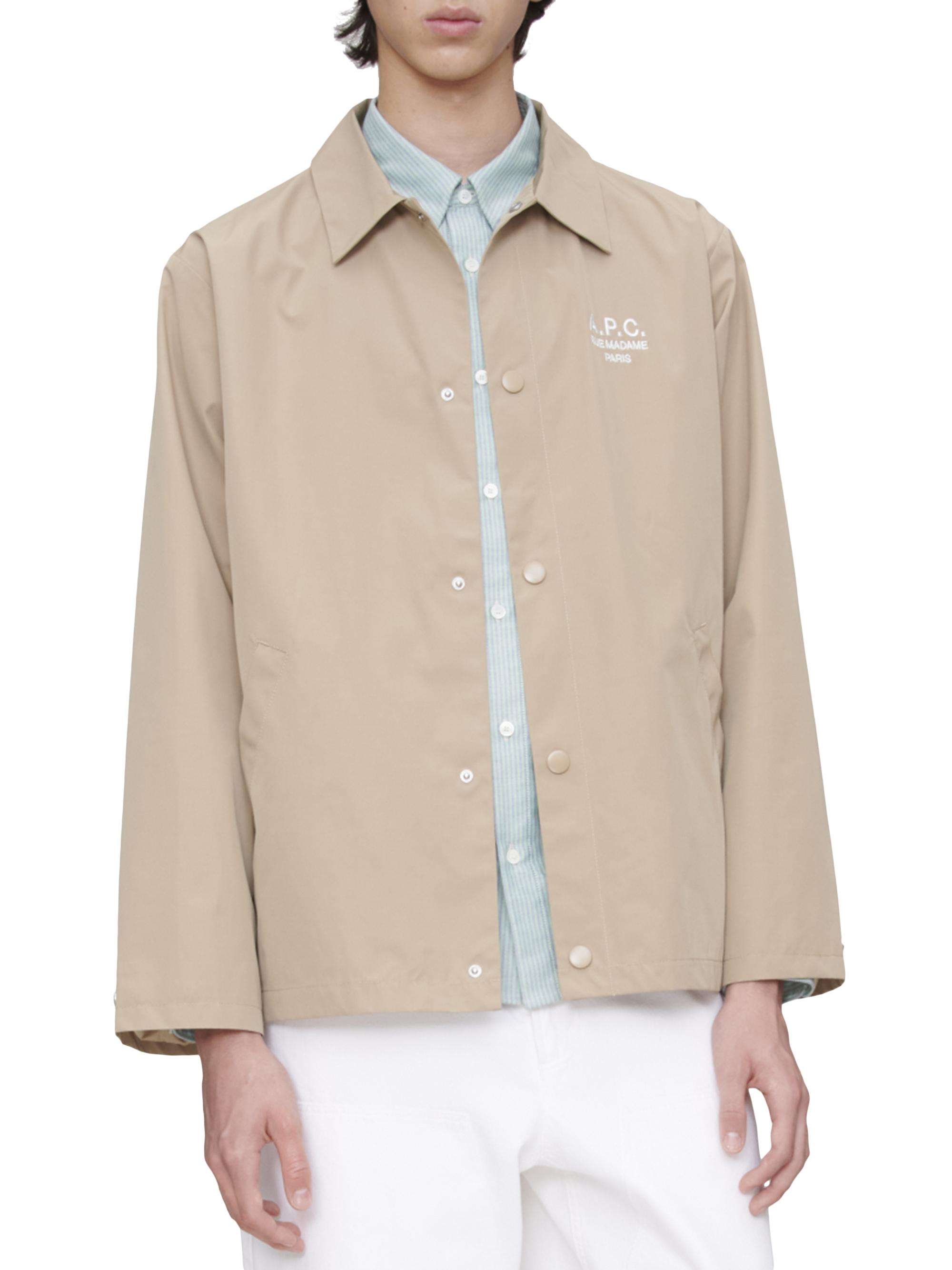 A.P.C. ベージュ ナイロンジャケット A.P.C. Regis Ripstop Jacket | Saks Fifth Avenue