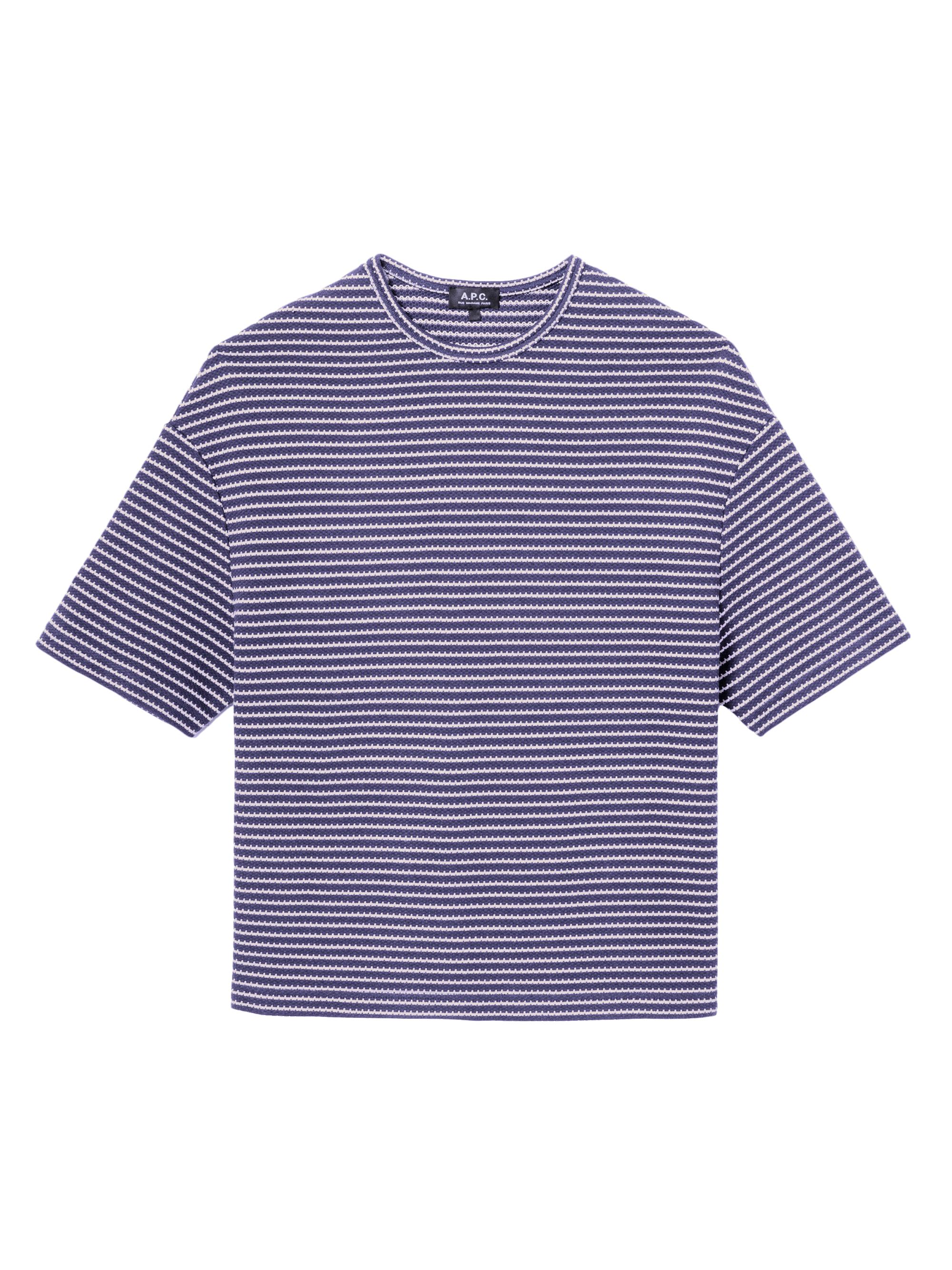 A.P.C. Men's Bahia Striped T-Shirt - Dark Navy