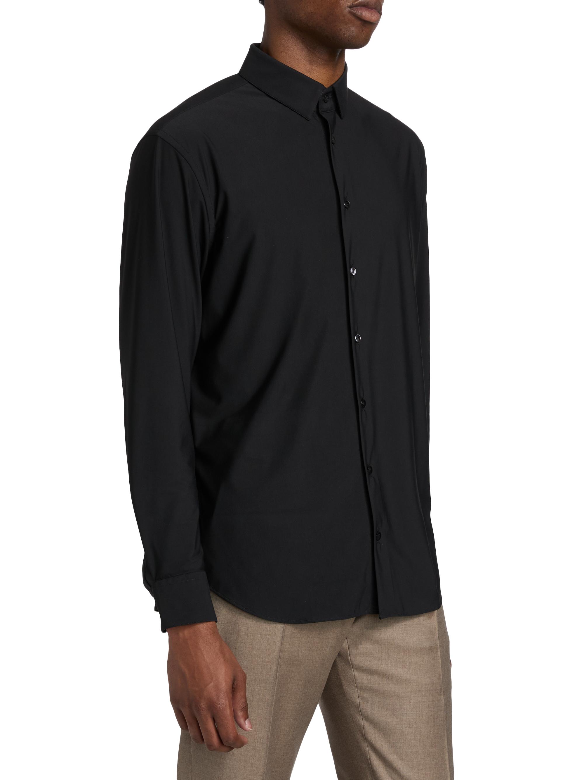 Giorgio Armani Stretch Sport Shirt | Saks Fifth Avenue