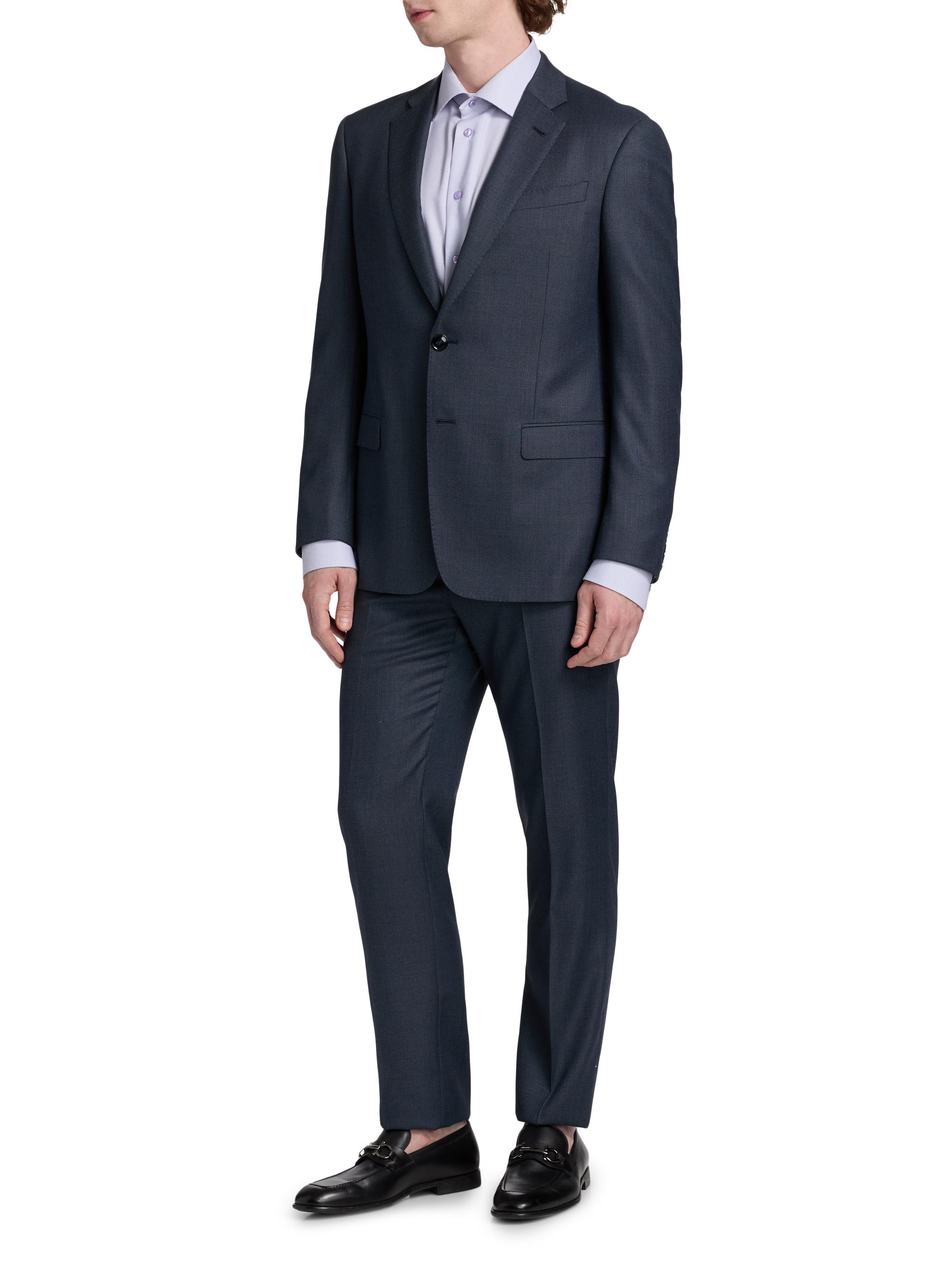 GIORGIO ARMANI　【ky】 Giorgio Armani Nailhead Wool-Cashmere Suit | Saks Fifth Avenue