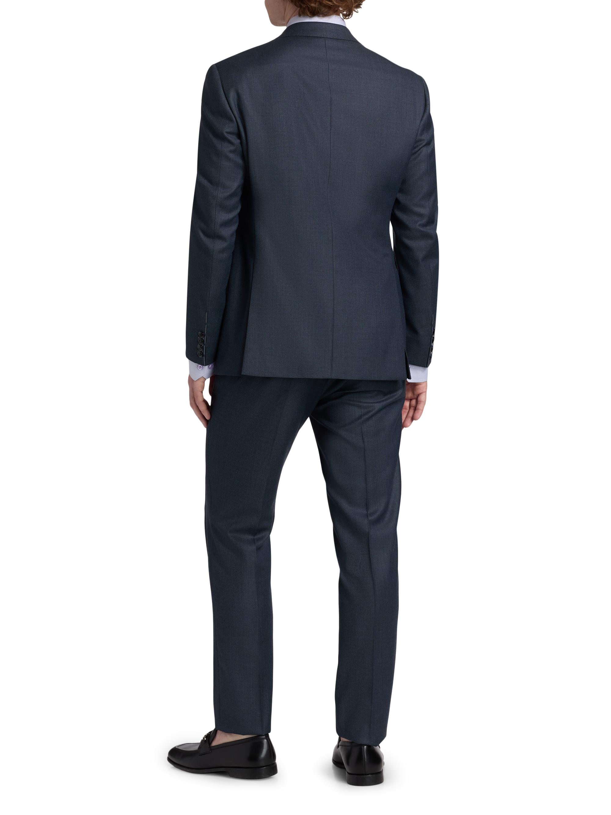 Giorgio Armani Nailhead Wool-Cashmere Suit | Saks Fifth Avenue