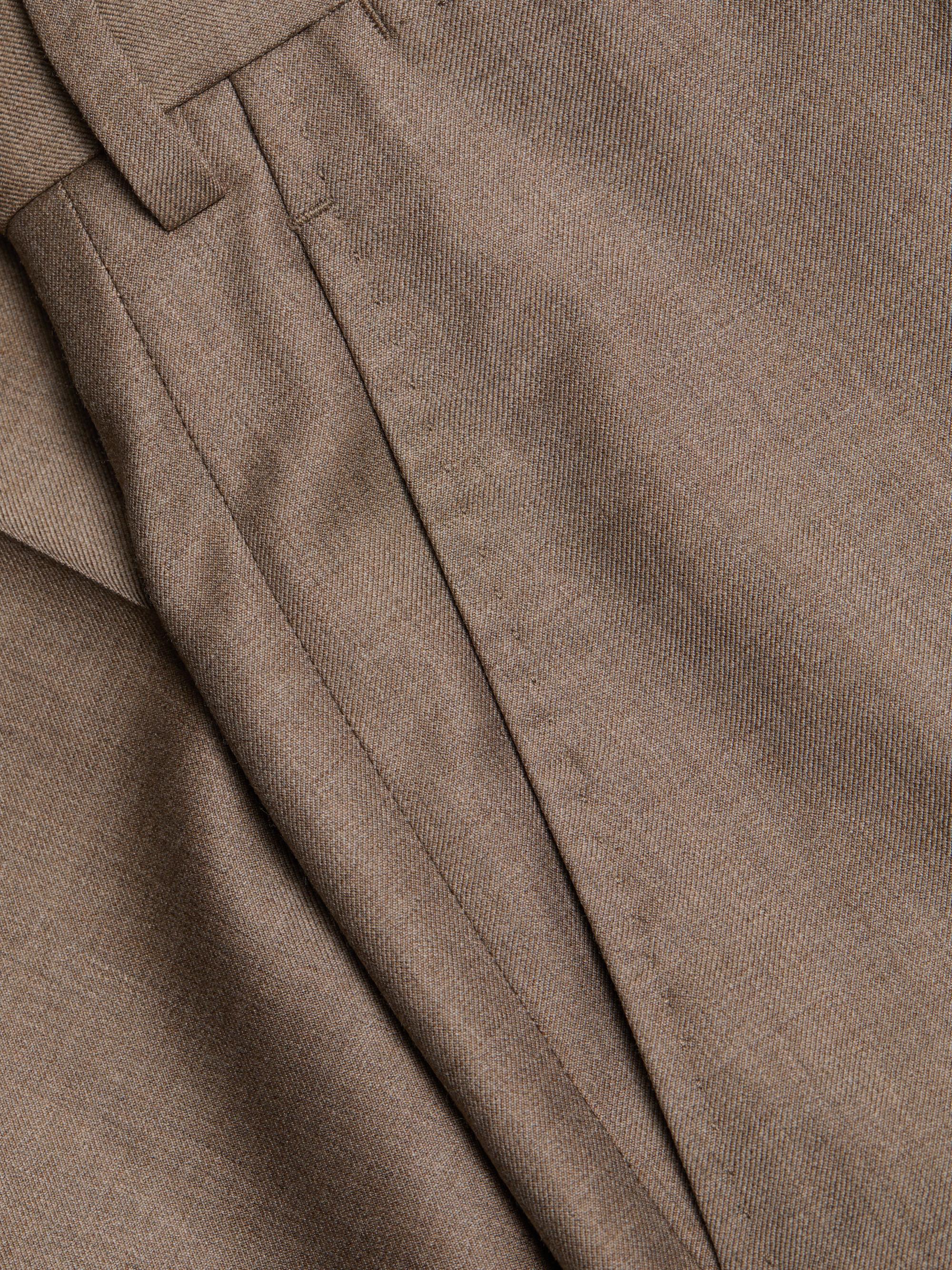Giorgio Armani Wool Flat-Front Trousers | Saks Fifth Avenue