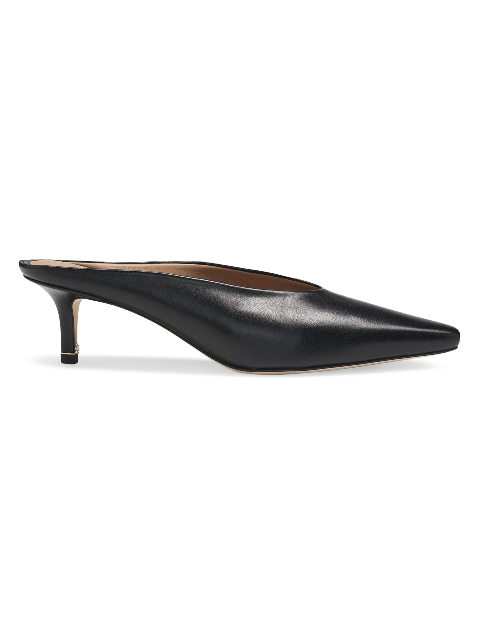 Prada Leather 55MM Mules | Saks Fifth Avenue